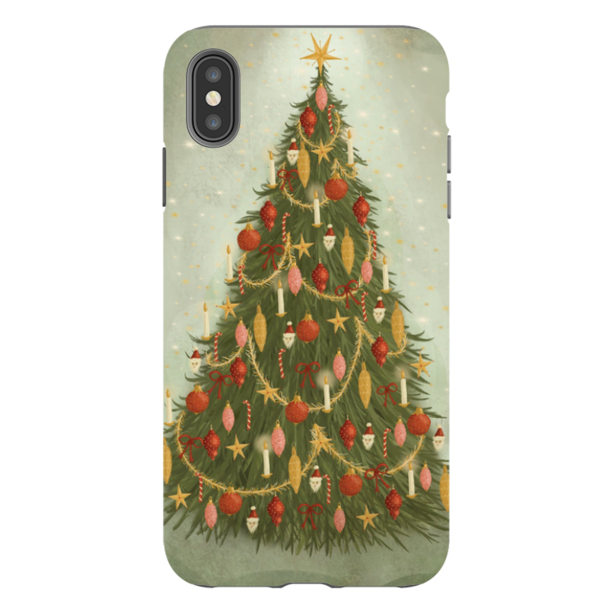 iPhone Tough Case - Christmas Tree By Maja Lindberg