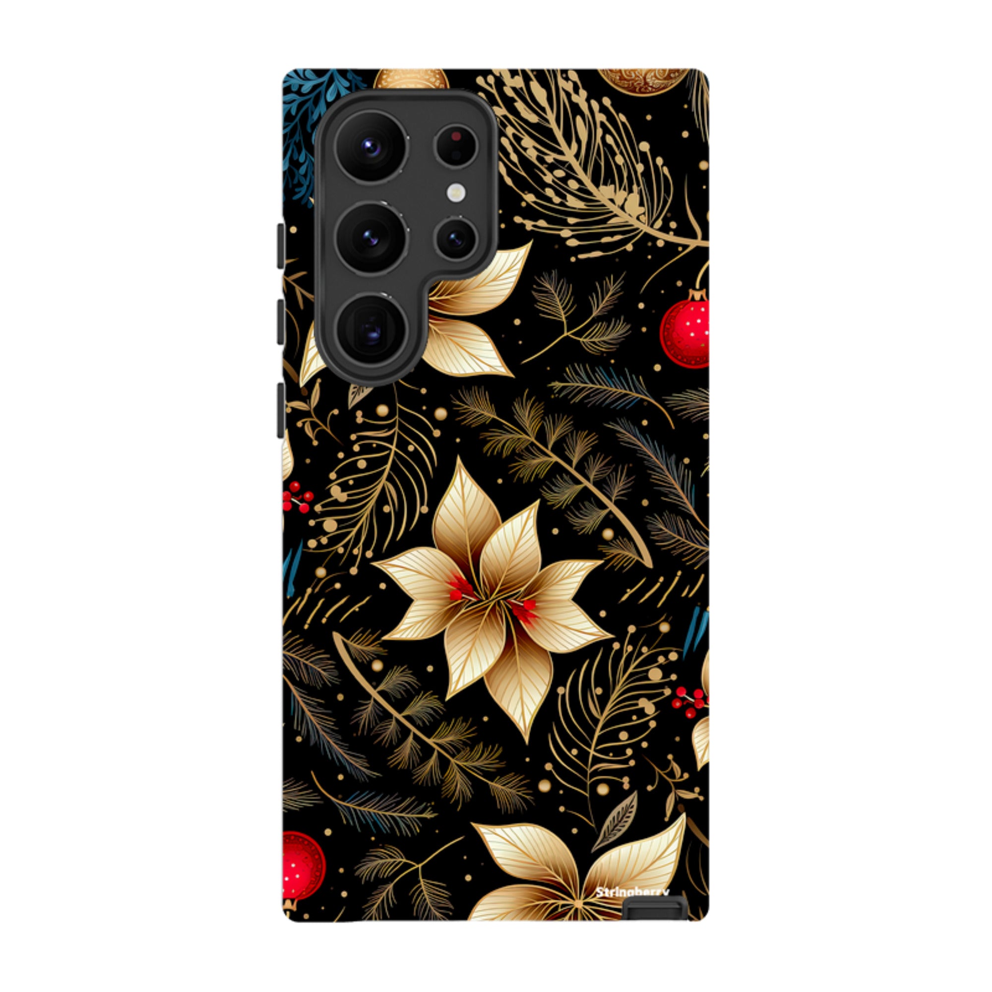 Samsung Tough Case -Golden Winter Floral