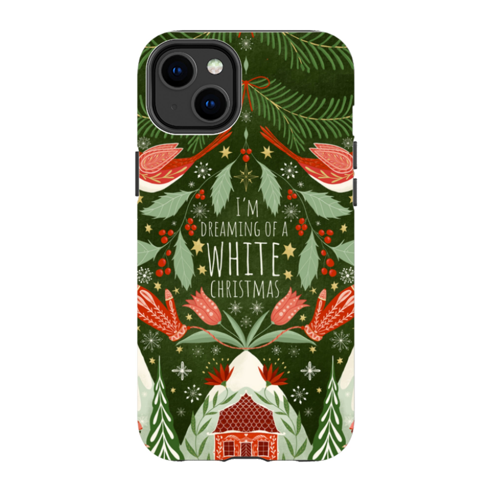 iPhone Tough Case - I'm Dreaming Of a White Christmas By Maja Lindberg