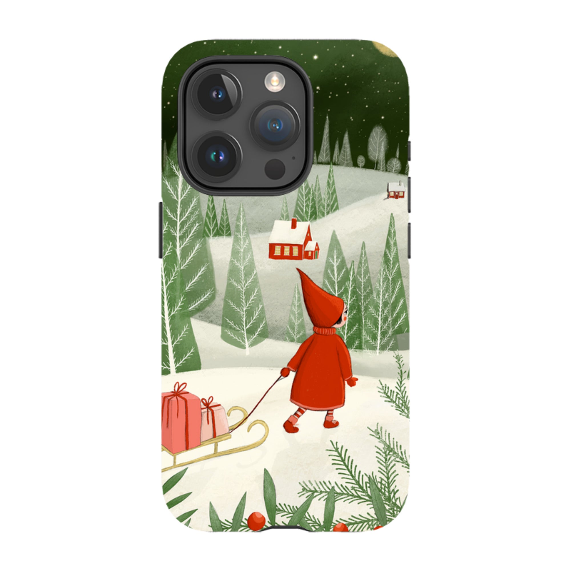 iPhone Tough Case - Christmas Night By Maja Lindberg