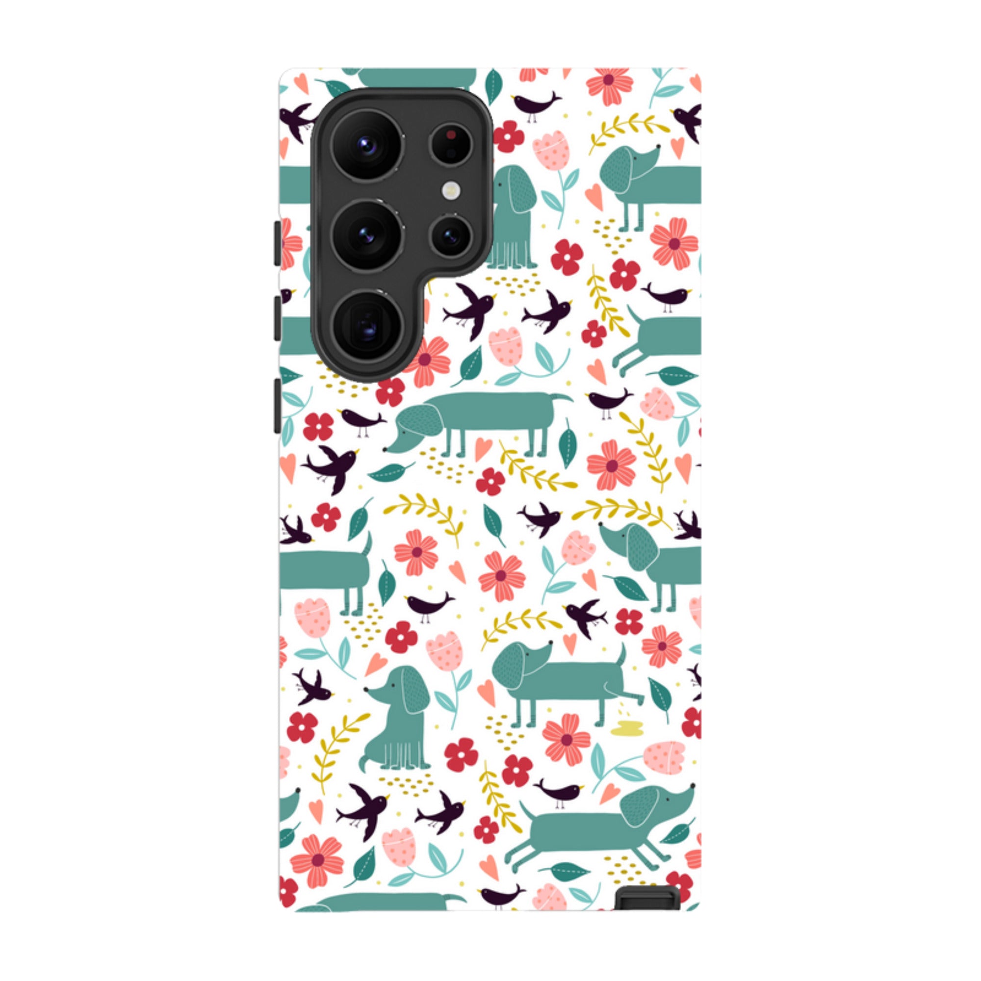 Samsung Tough Case - Cheek Dachshunds By Suzy Taylor