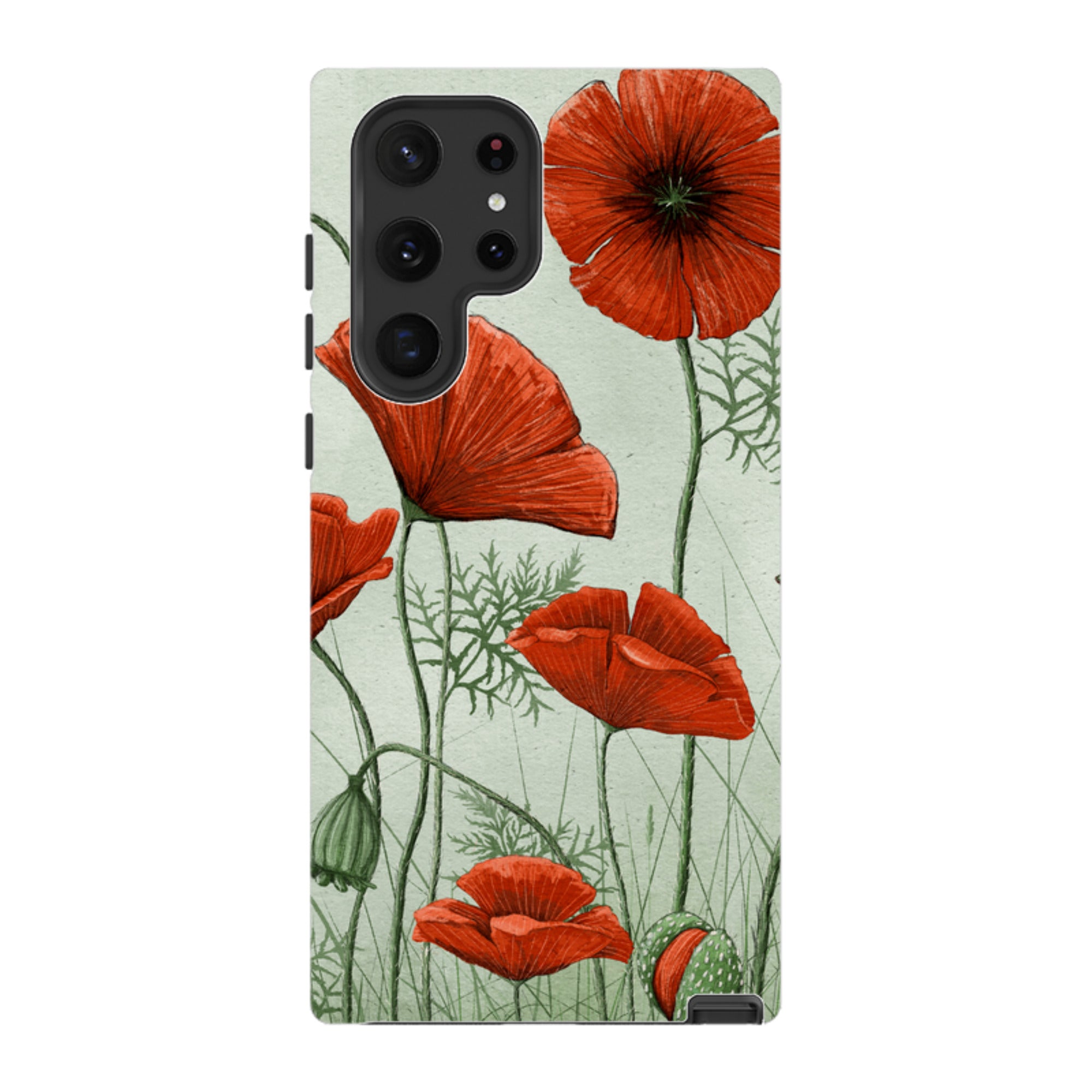 Samsung Tough  Case - Poppies By Maja Lindberg
