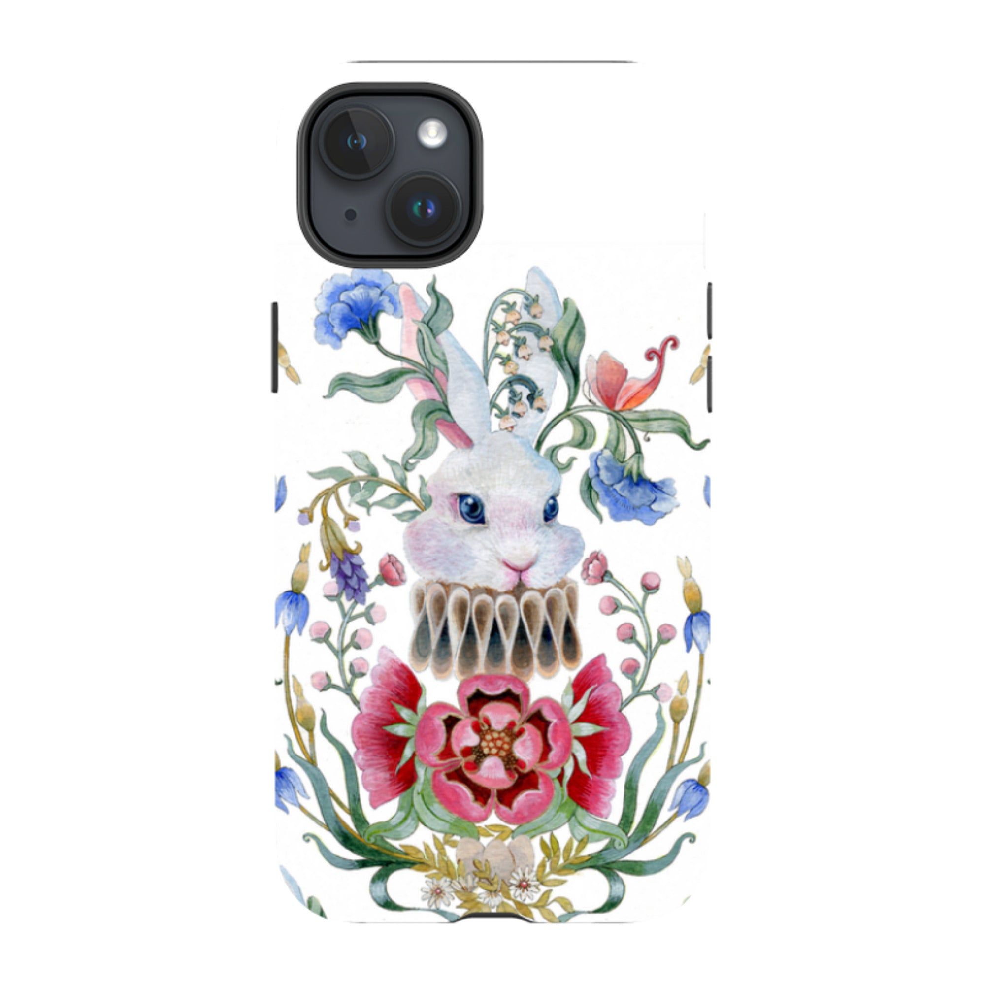 iPhone Tough Case - White Rabbit By Maria Matos
