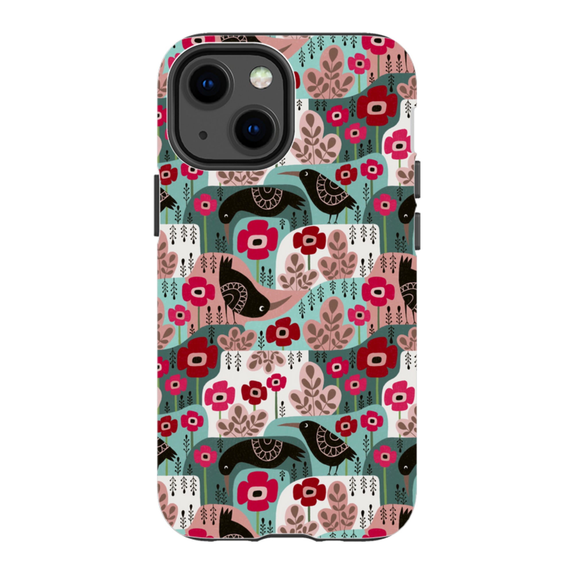 iPhone Tough Case - Poppies And Crow By Suzy Taylor