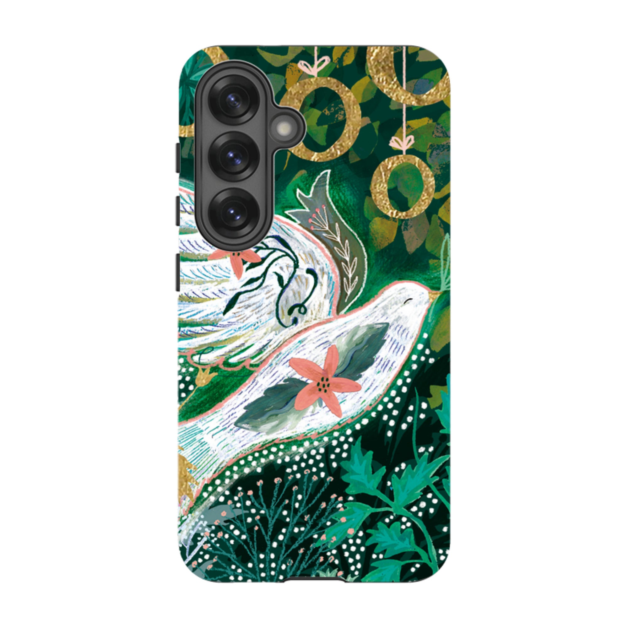 Samsung Tough Case - Gold Rings By Emma Frances Grant