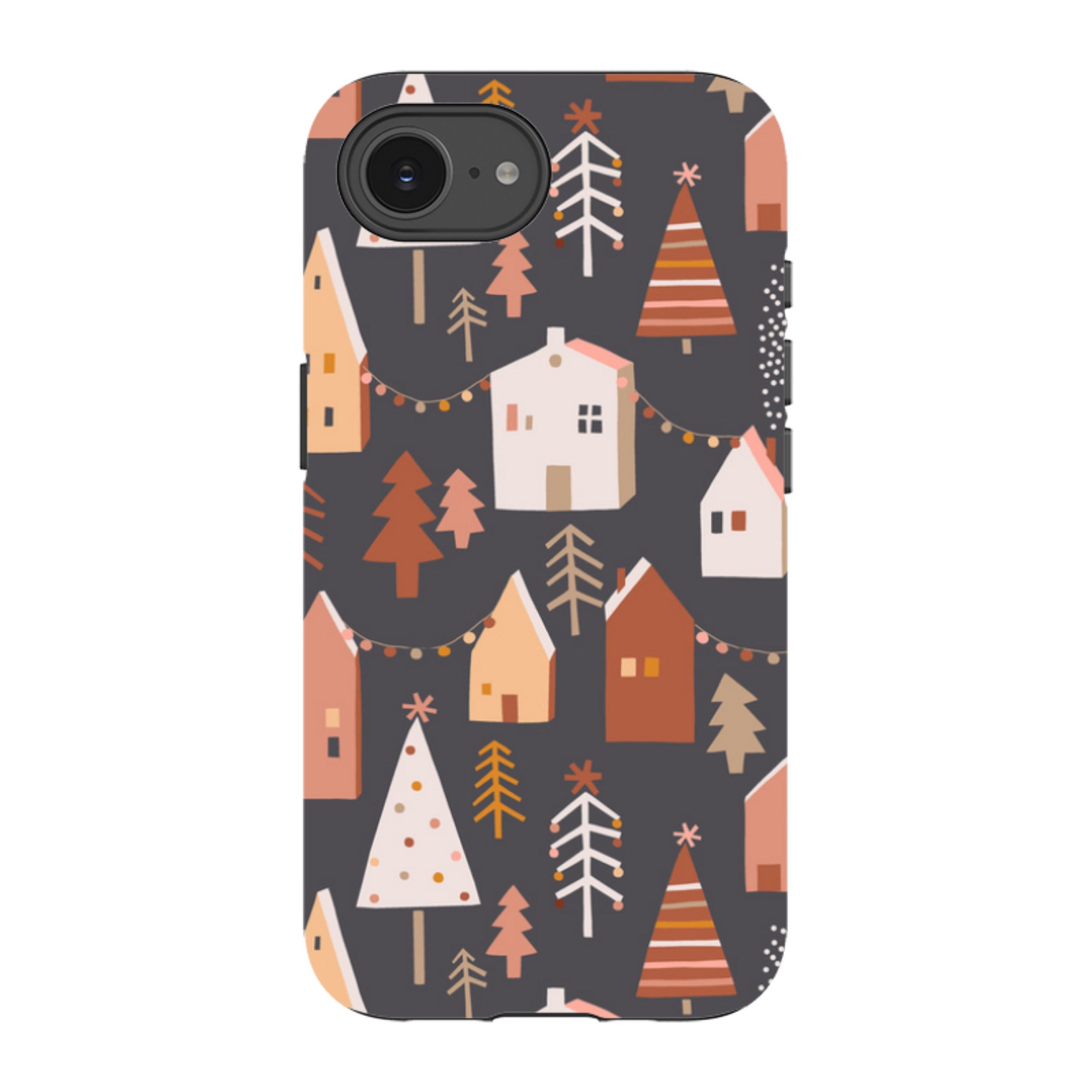 iPhone Tough Case - Street Xmas Dark