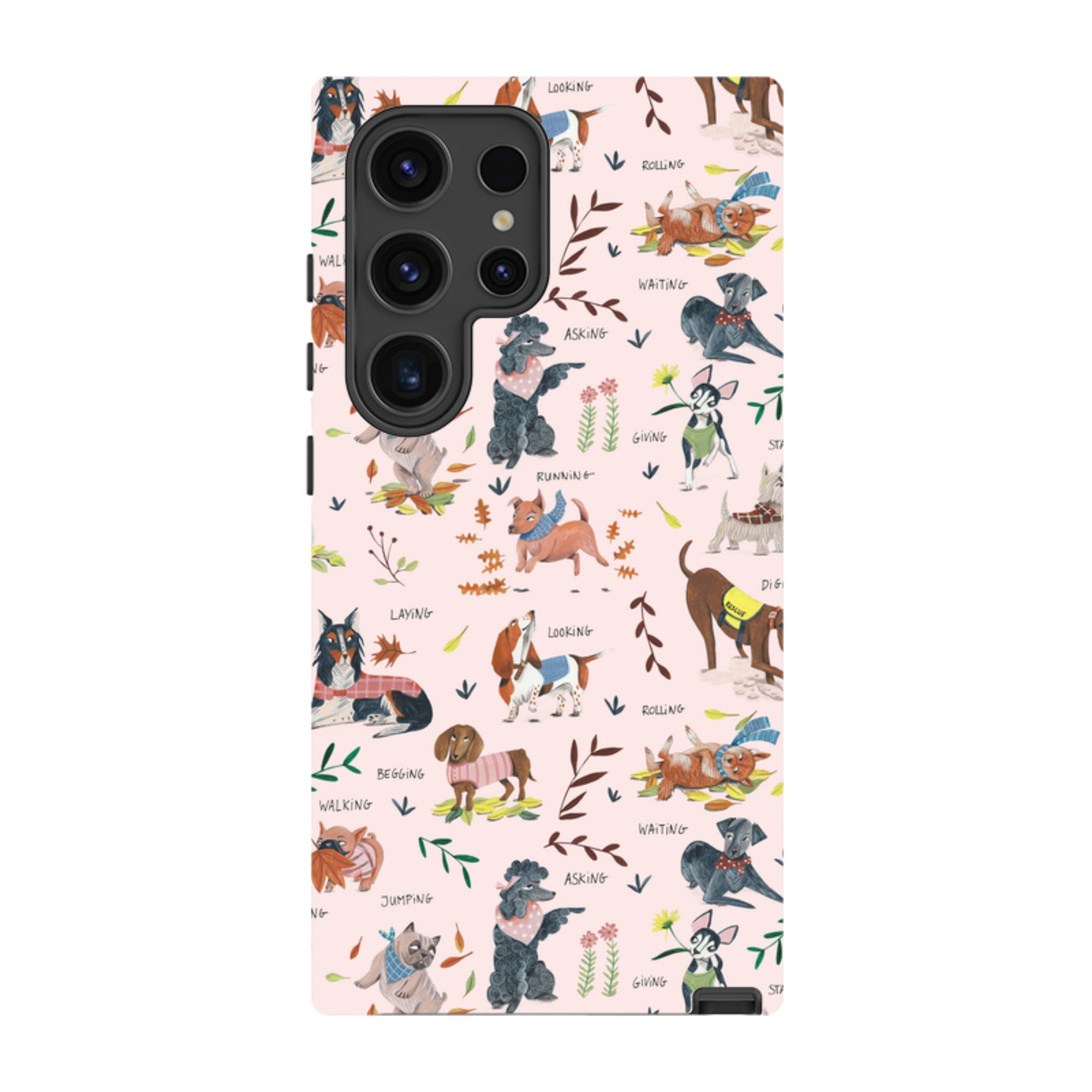 Samsung Tough Case - Dog Pattern By Caroline Bonne Muller