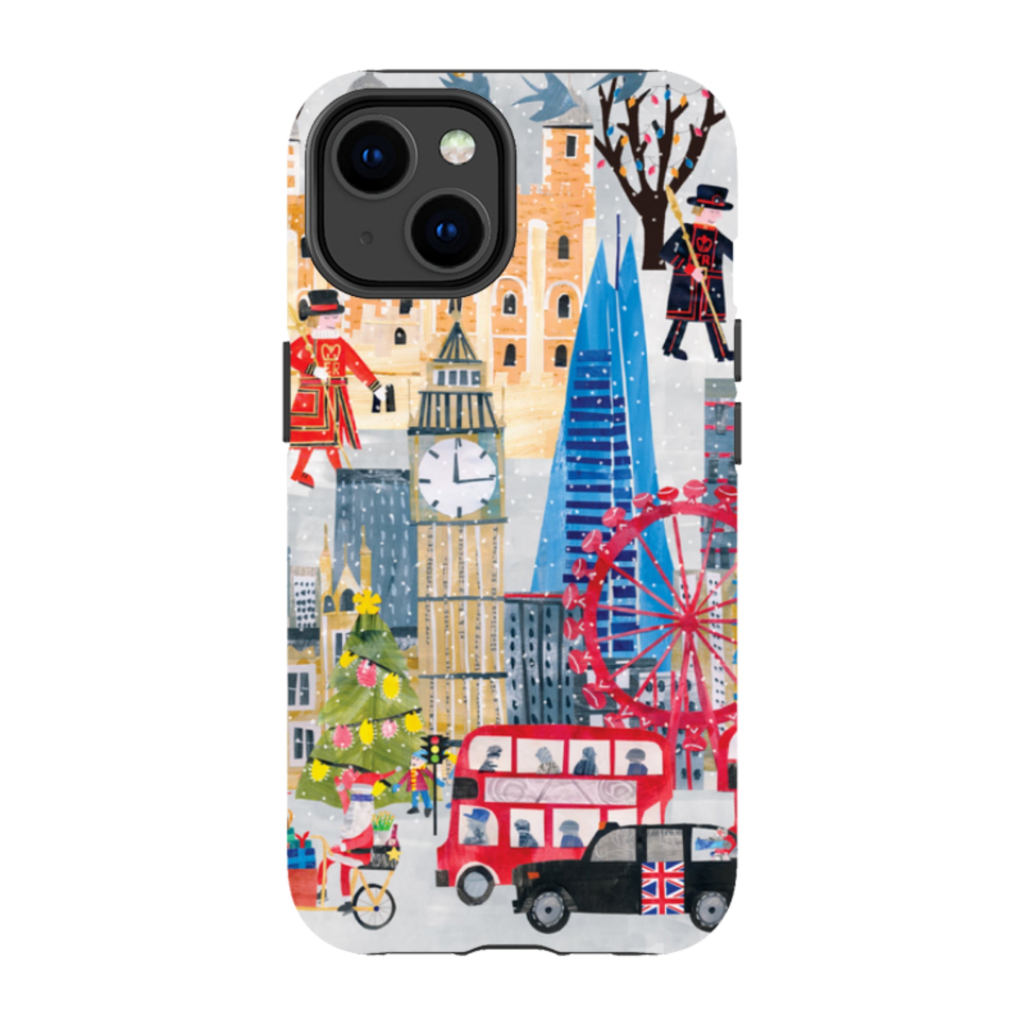 iPhone Tough Case - Christmas In London By Tracey English