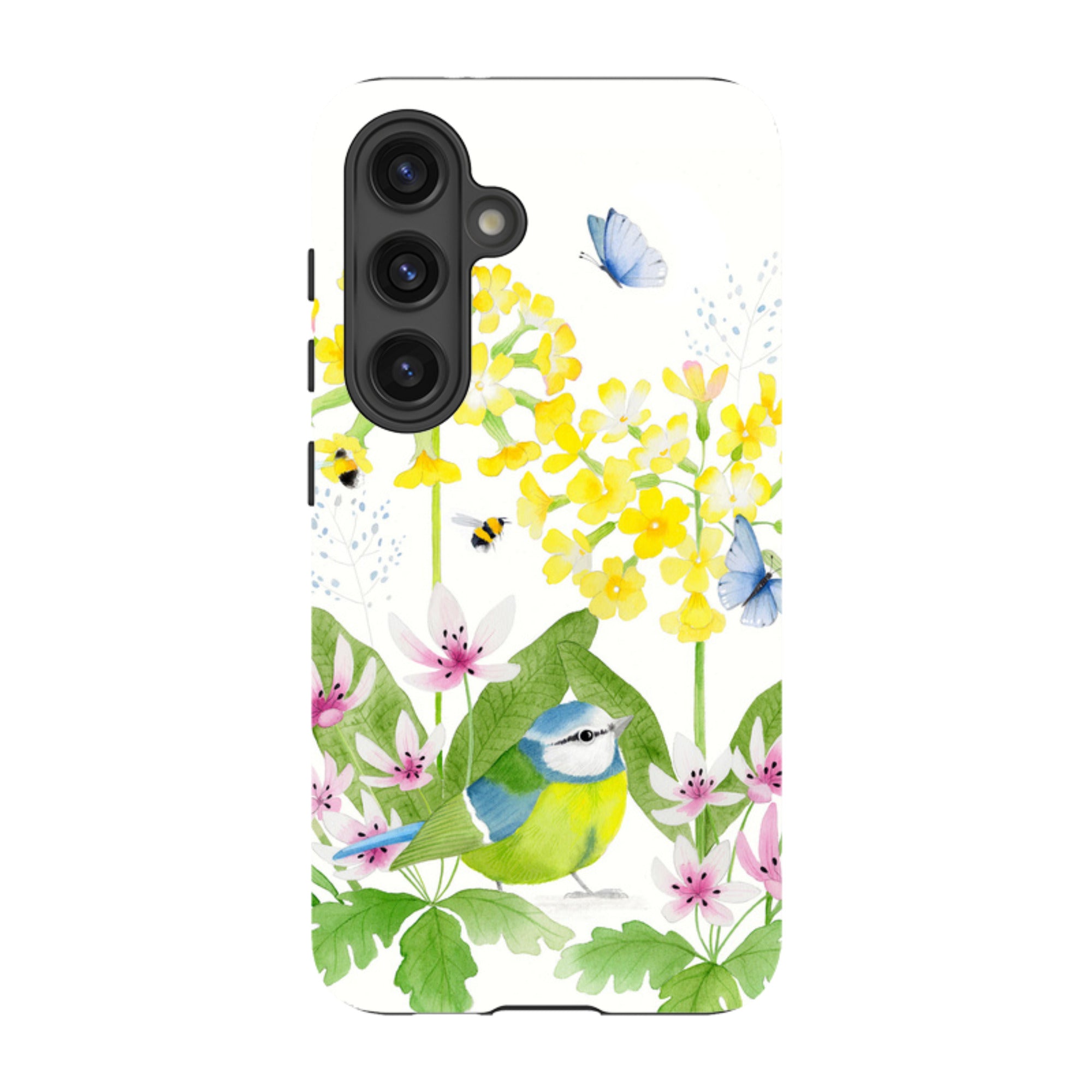 Samsung Tough Case - Blue Tit Garden By Bex Parkin