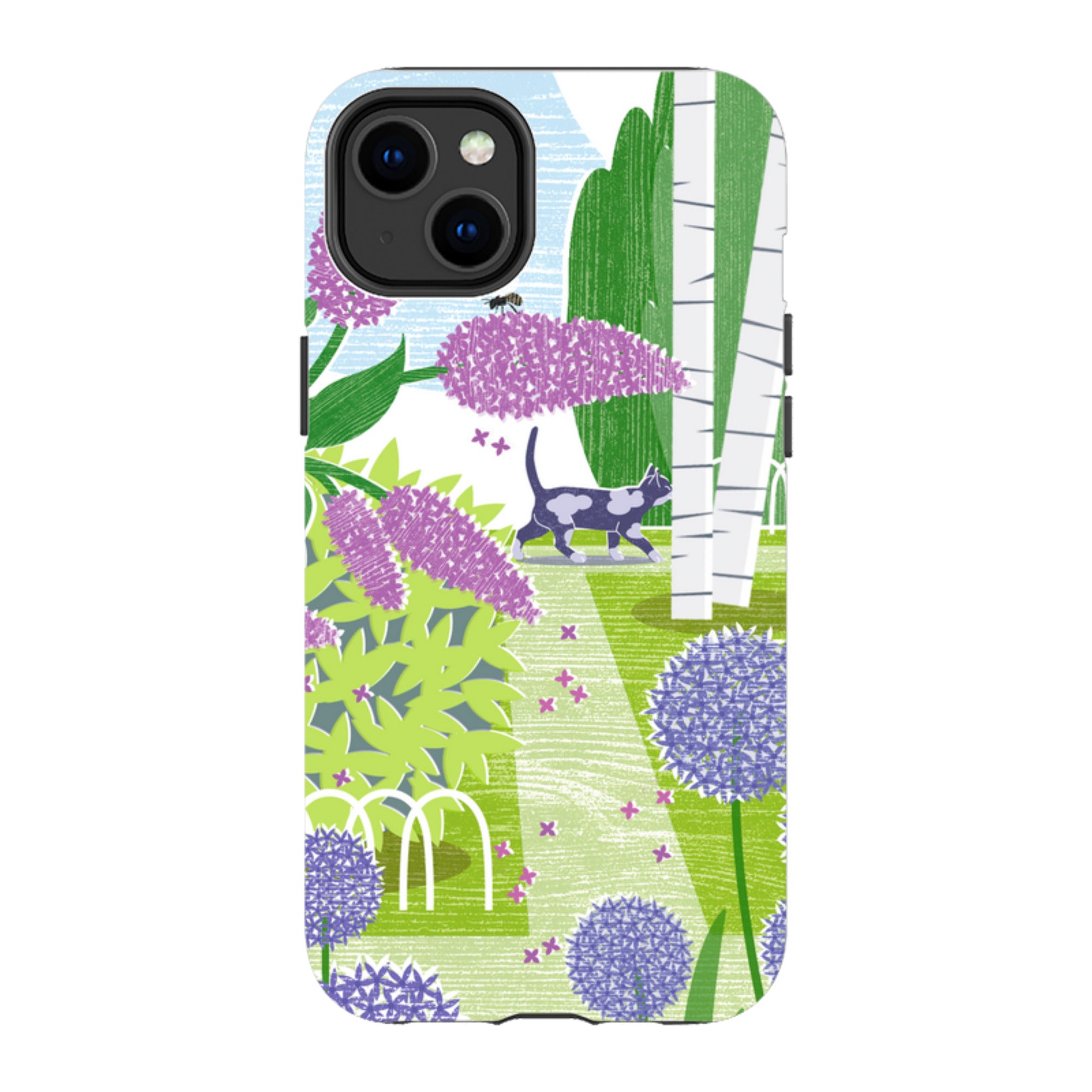 iPhone Tough Case - Lilac And Alliums By Liane Payne