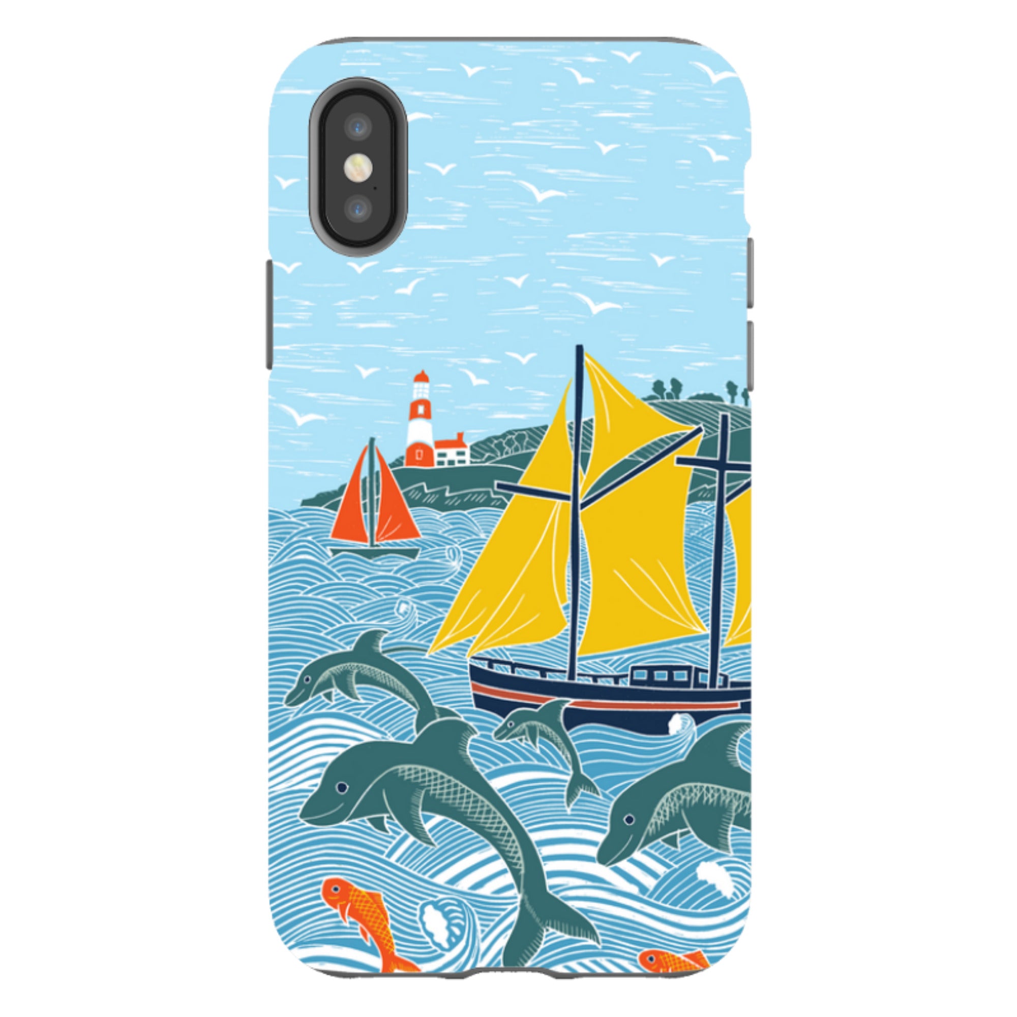 iPhone Case - Dolphins By Kate Heiss