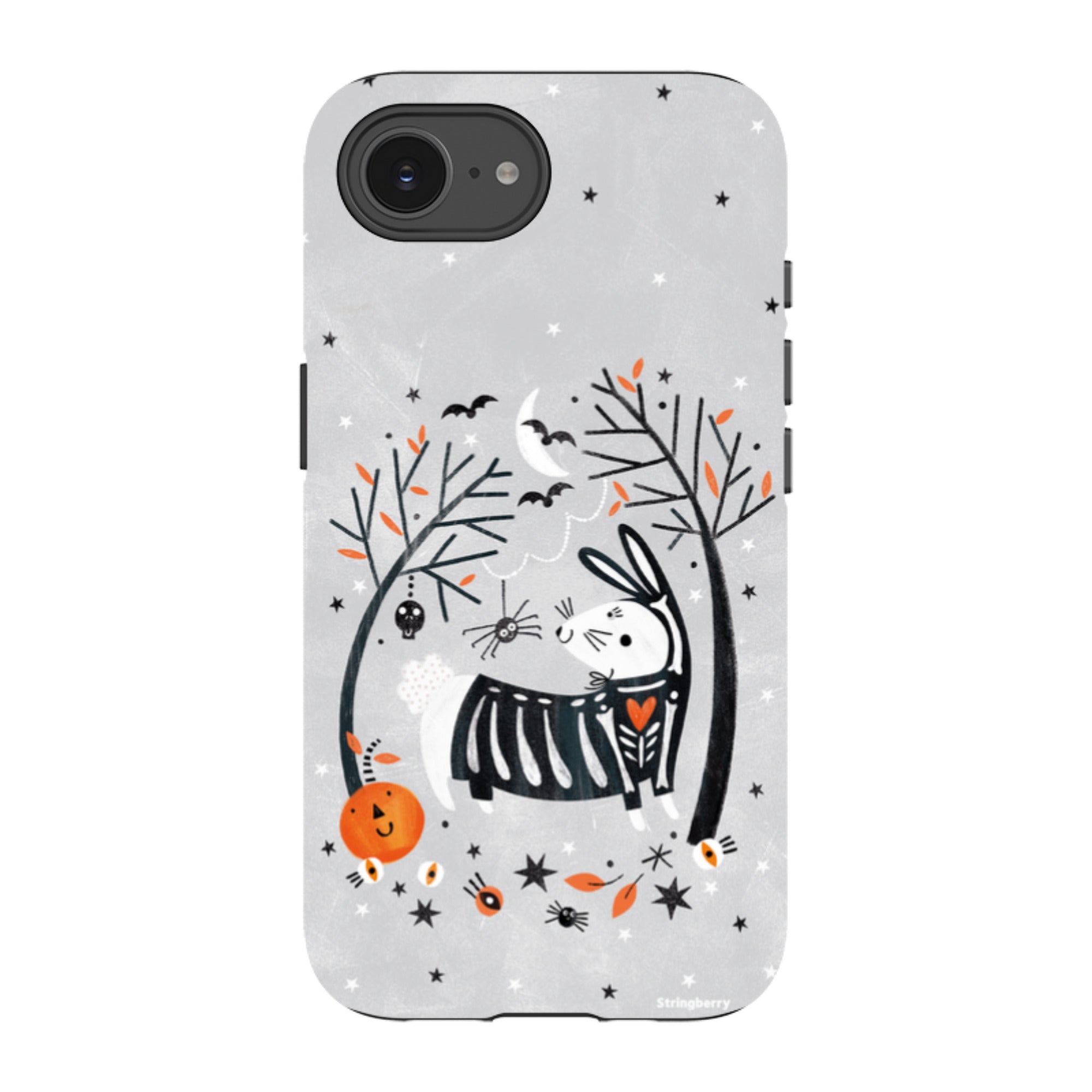 iPhone Tough Case - Spooky Rabbit By Ali Brookes