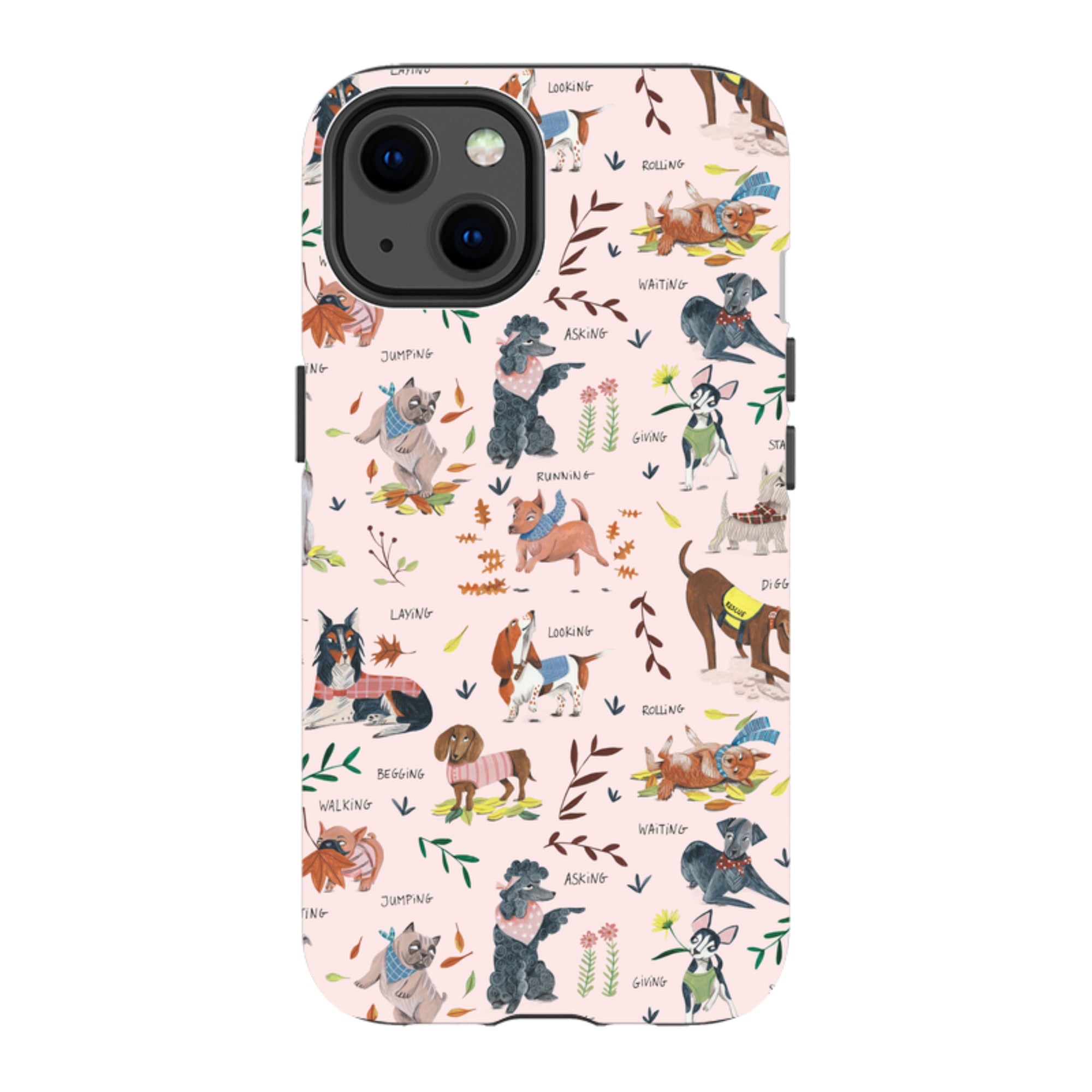 iPhone MagSafe Tough Case -  Dog Pattern By Caroline Bonne Muller