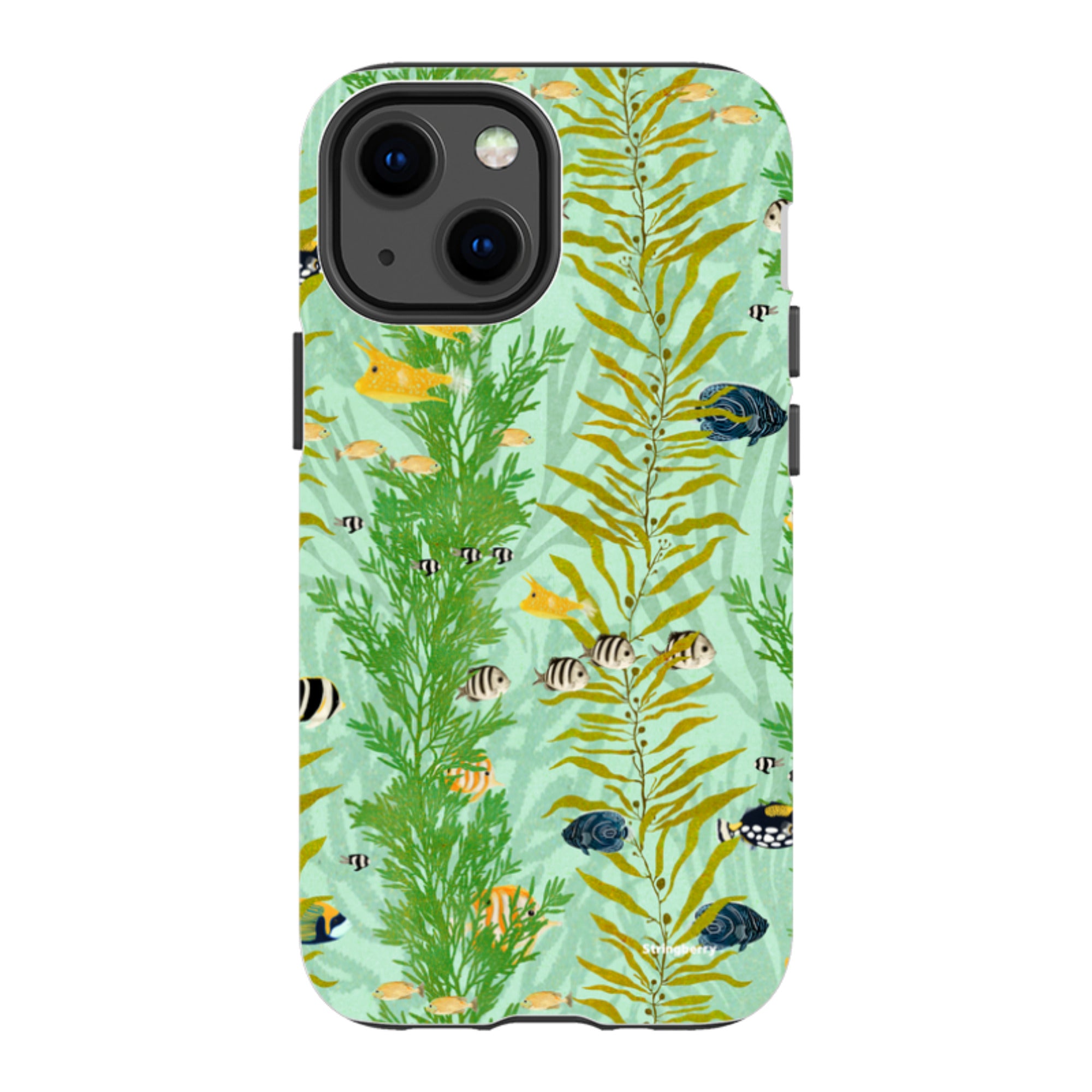 iPhone Tough Case - Reef Stripe By Katherine Quinn