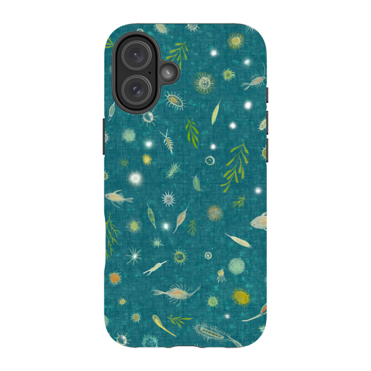 iPhone Tough Case - Plankton Light - Steel Blue By Katherine Quinn