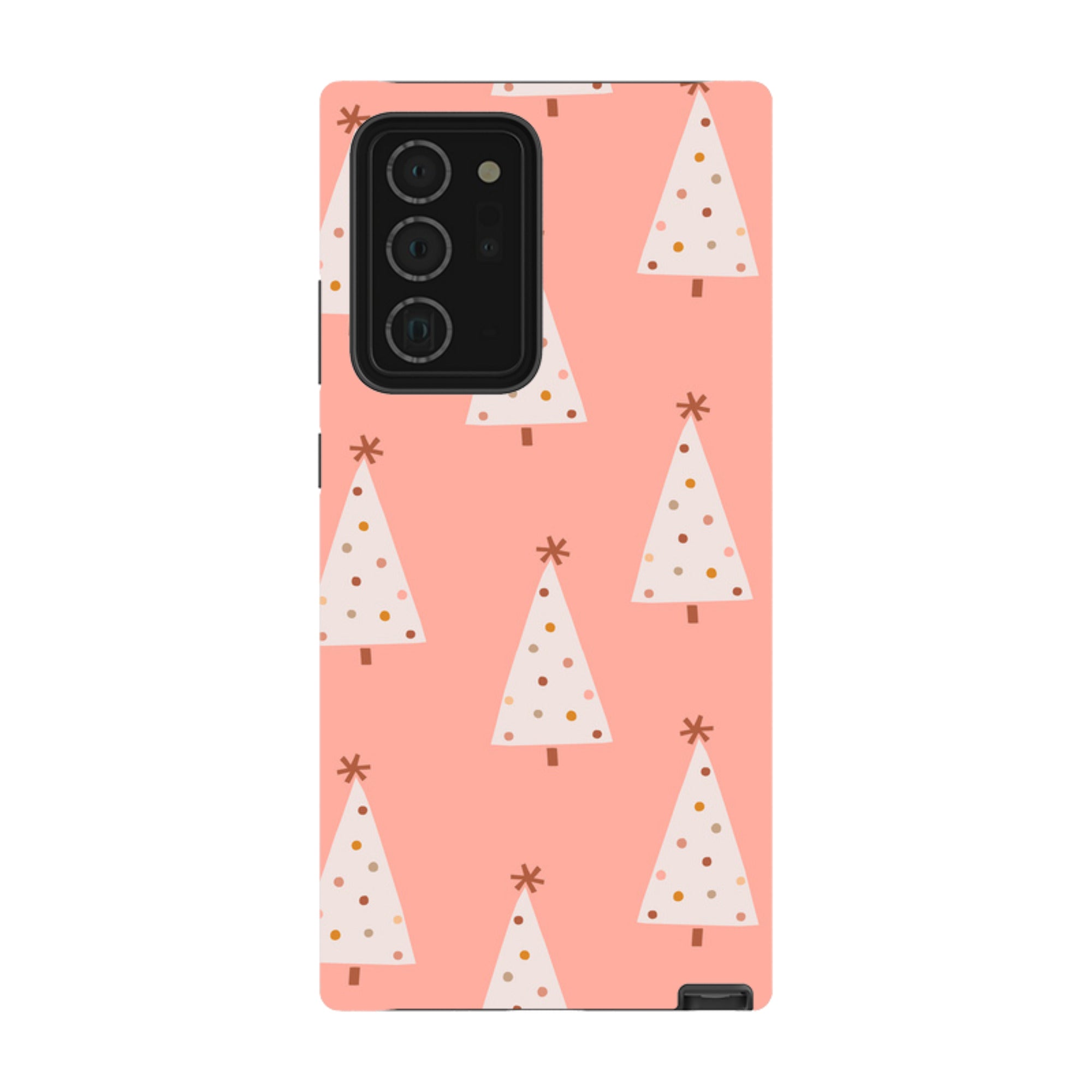 Samsung Tough Case - Pink Xmas Trees