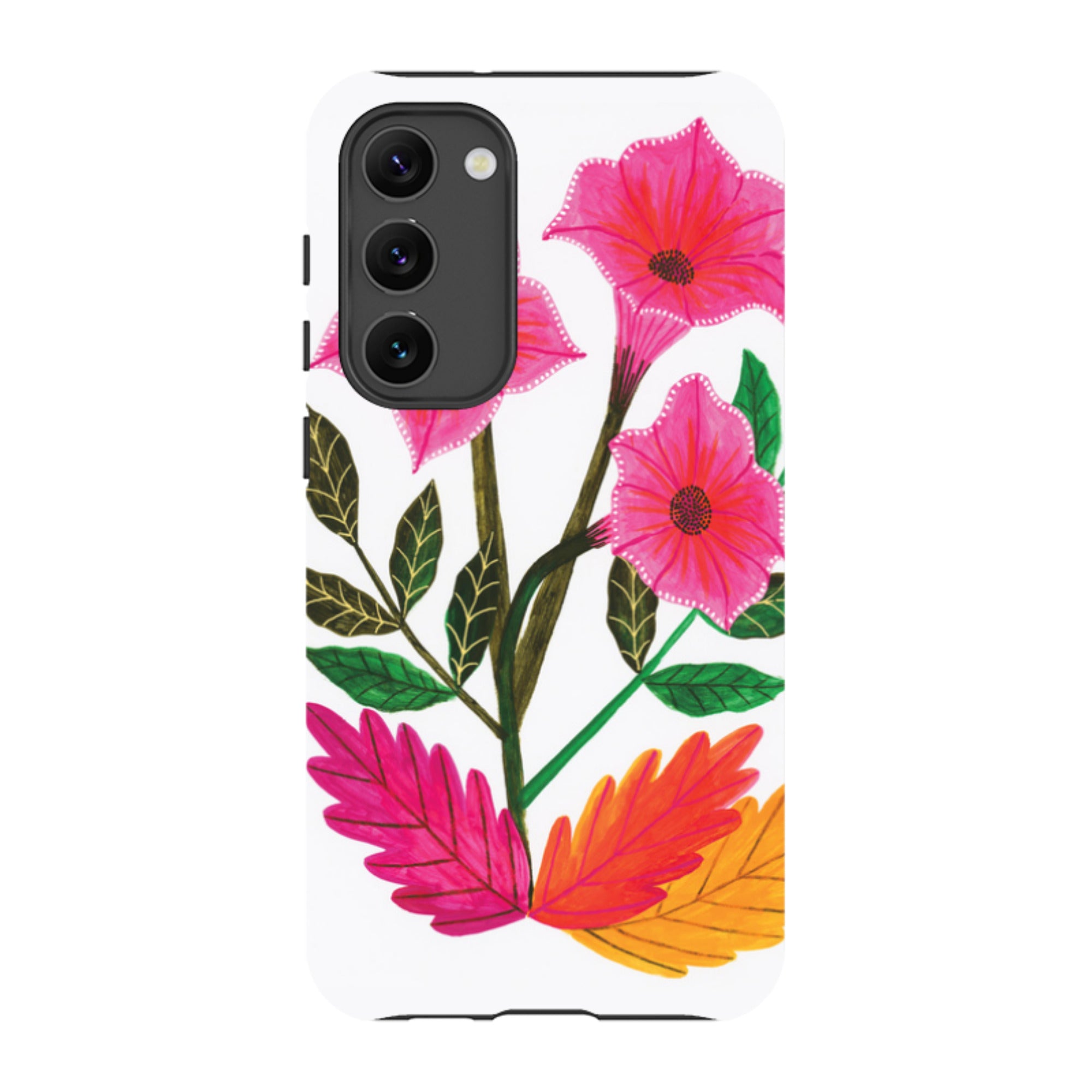 Samsung Tough Case - Trumpet Flowers By Lee Foster Wilson