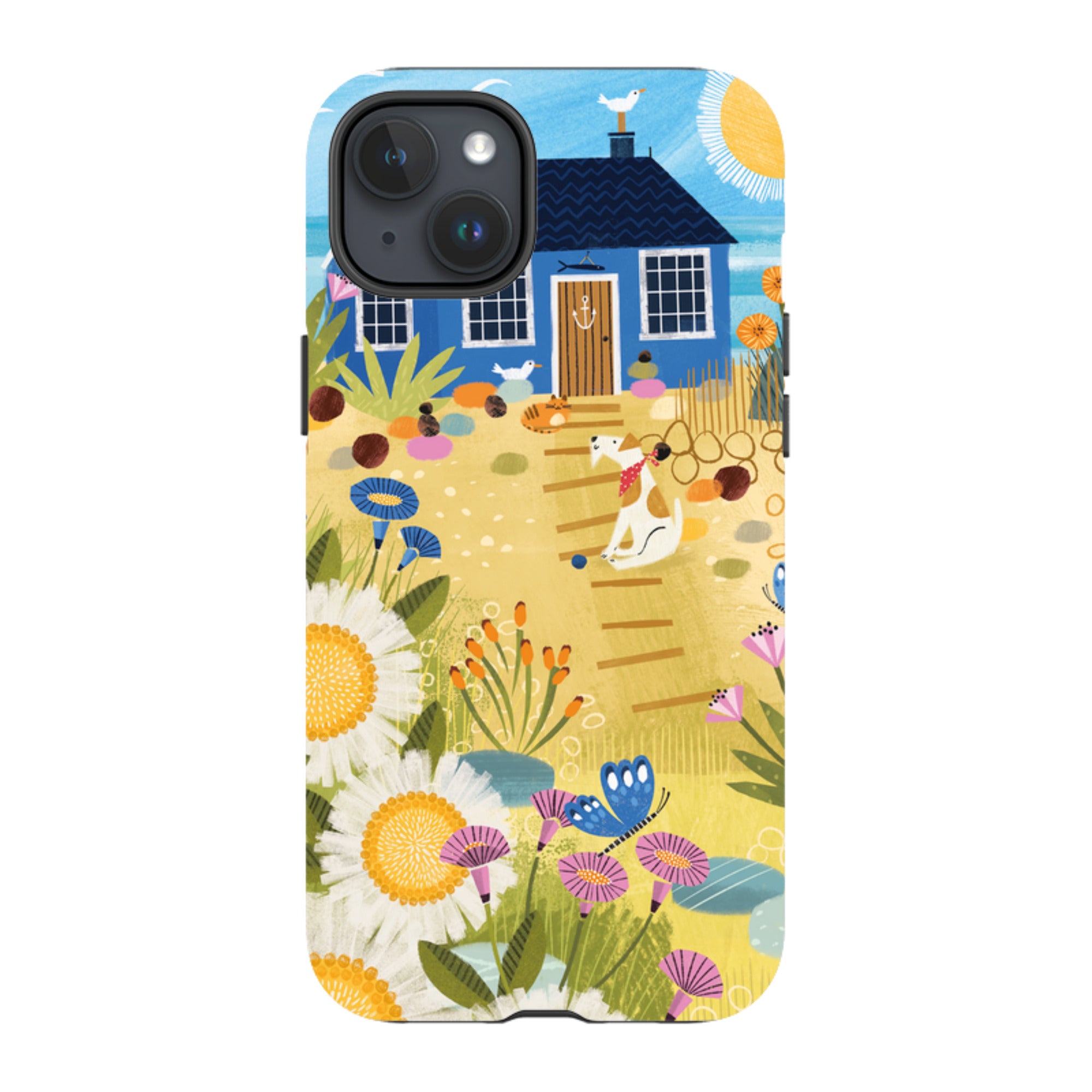 iPhone MagSafe Tough Case - Beach House By Ali Brookes