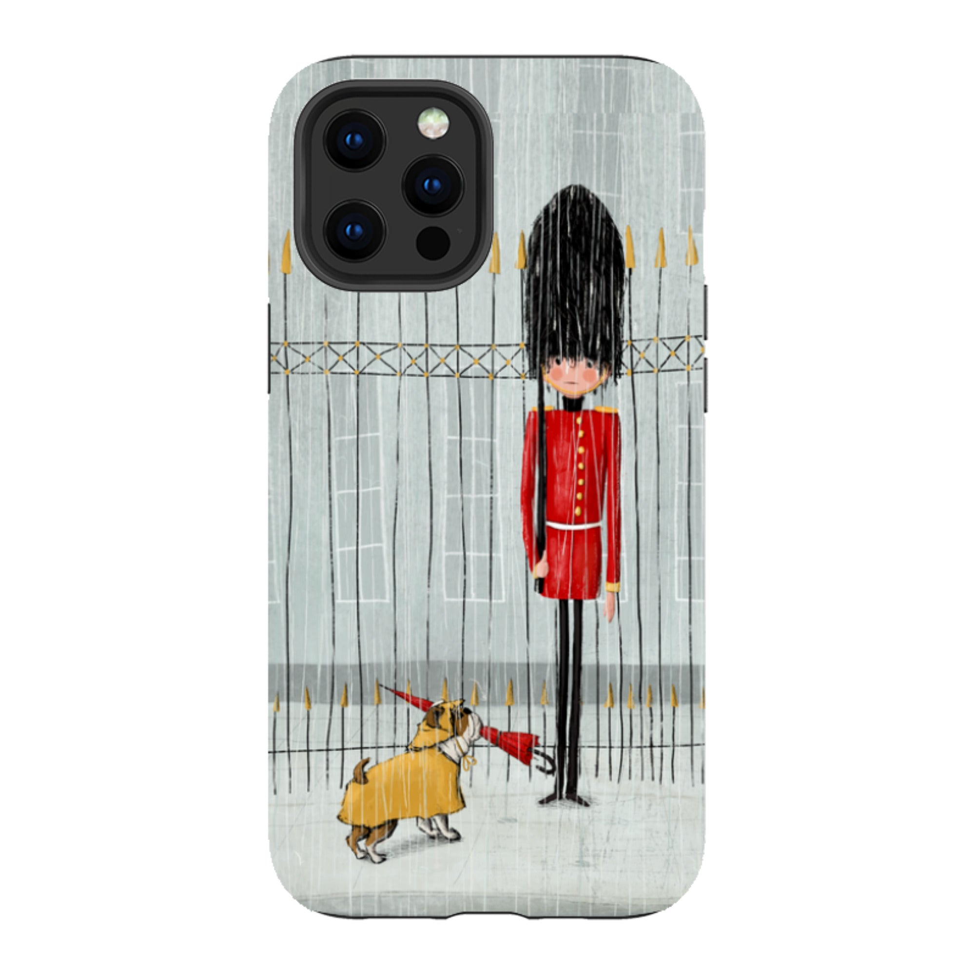 iPhone Tough Case - London In Rain By Maja Lindberg