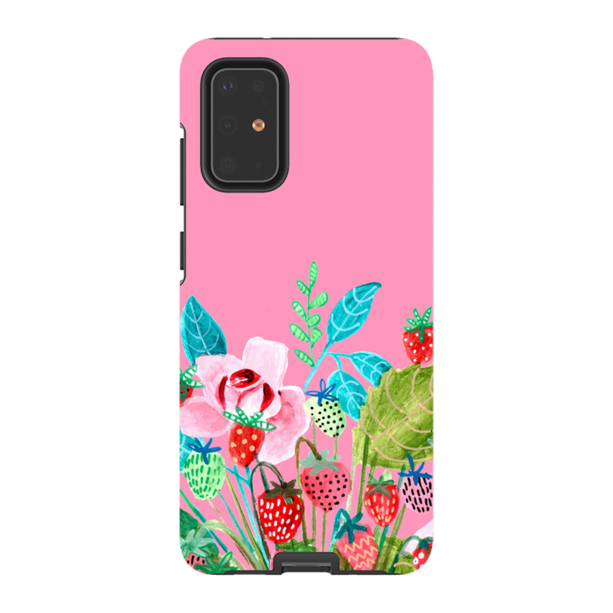 Samsung Tough Case - Pink Colour Floral By Caroline Bonne Muller