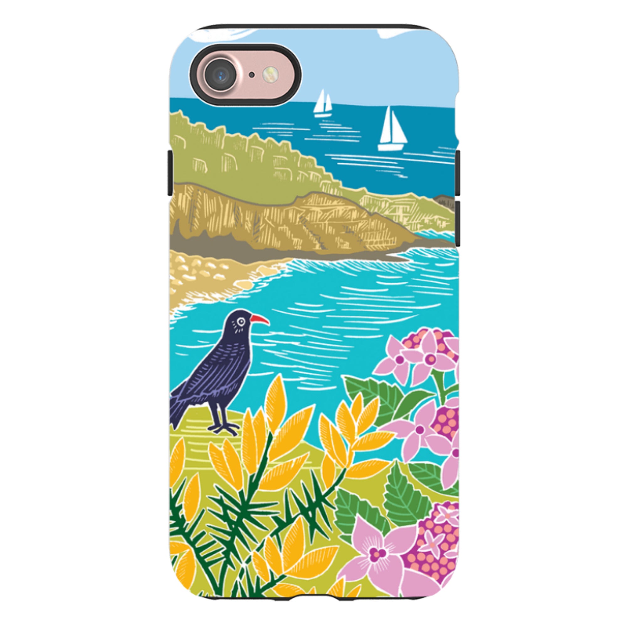 iPhone Tough Case - Porthgwarra Walk By Kate Heiss