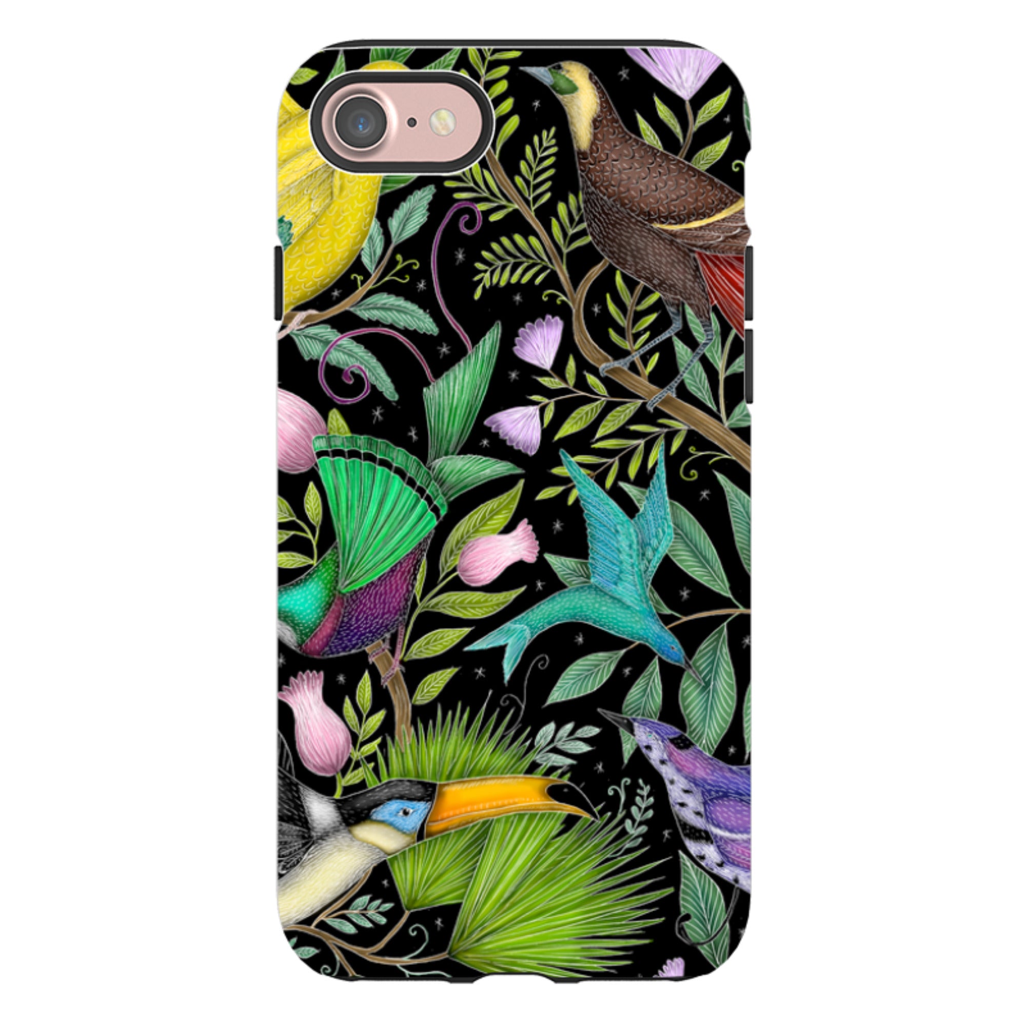 iPhone Tough Case - Exotic Birds By Catherine Rowe