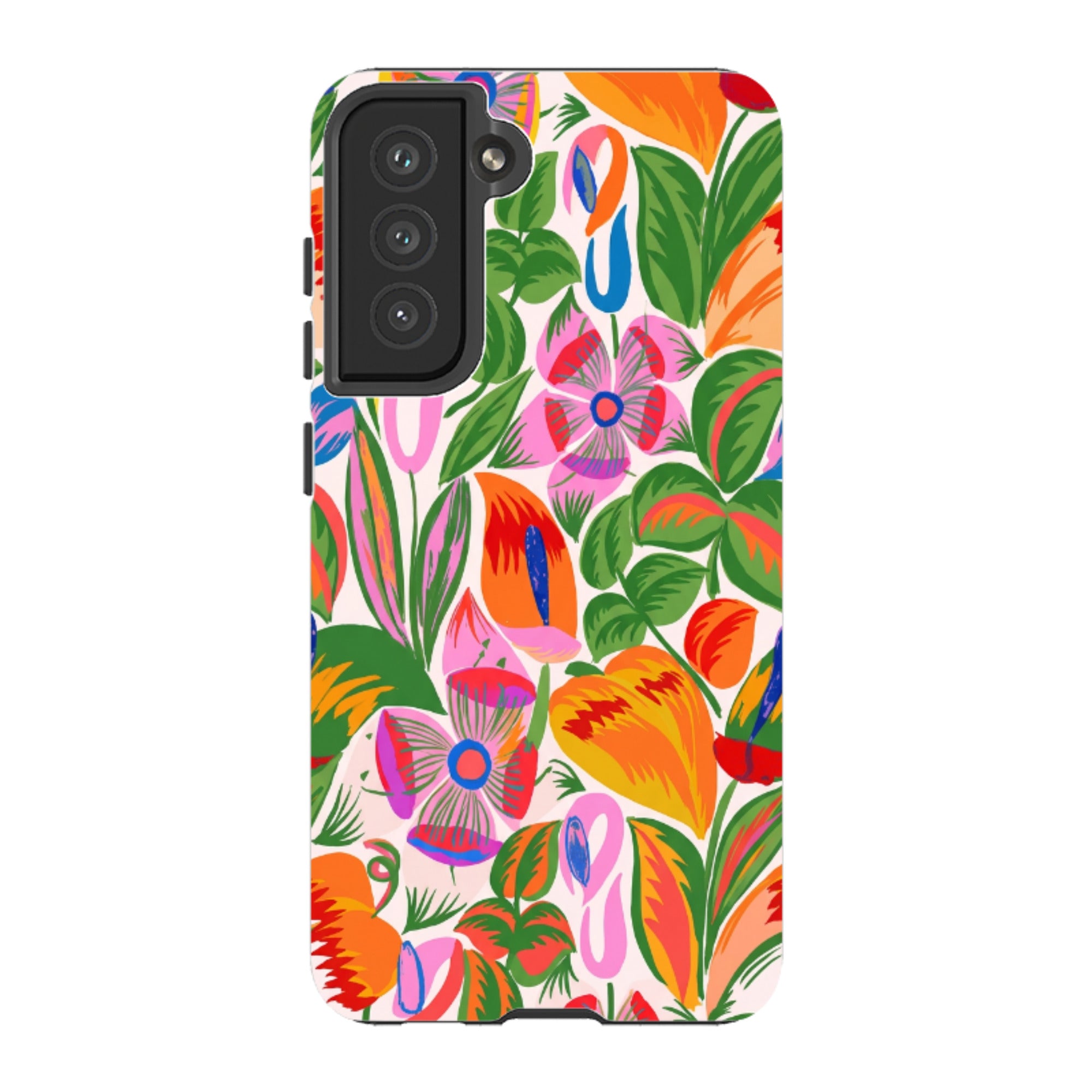 Samsung Tough Case - Vintage Tropical Floral