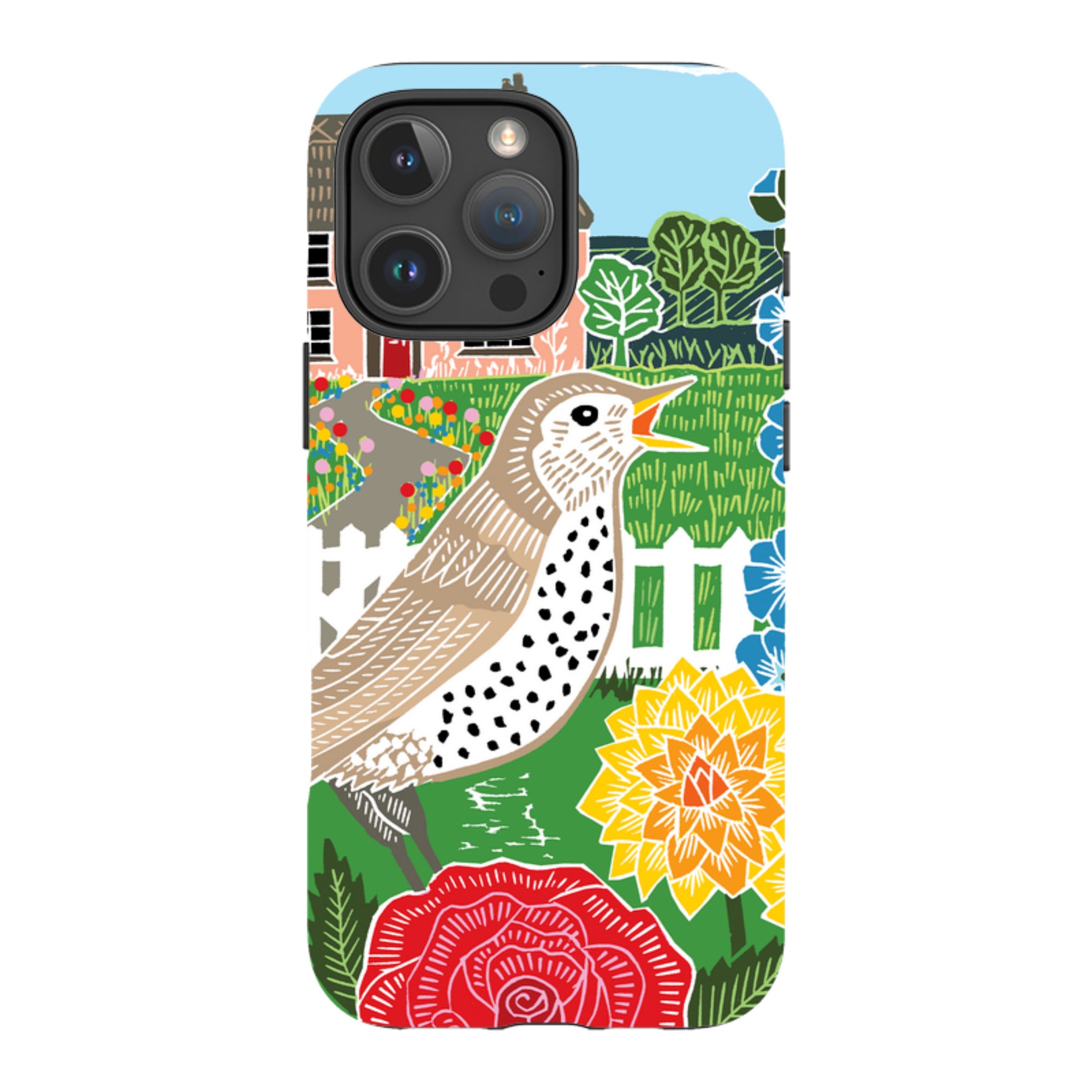 iPhone Tough Case - Cottage Garden By Kate Heiss