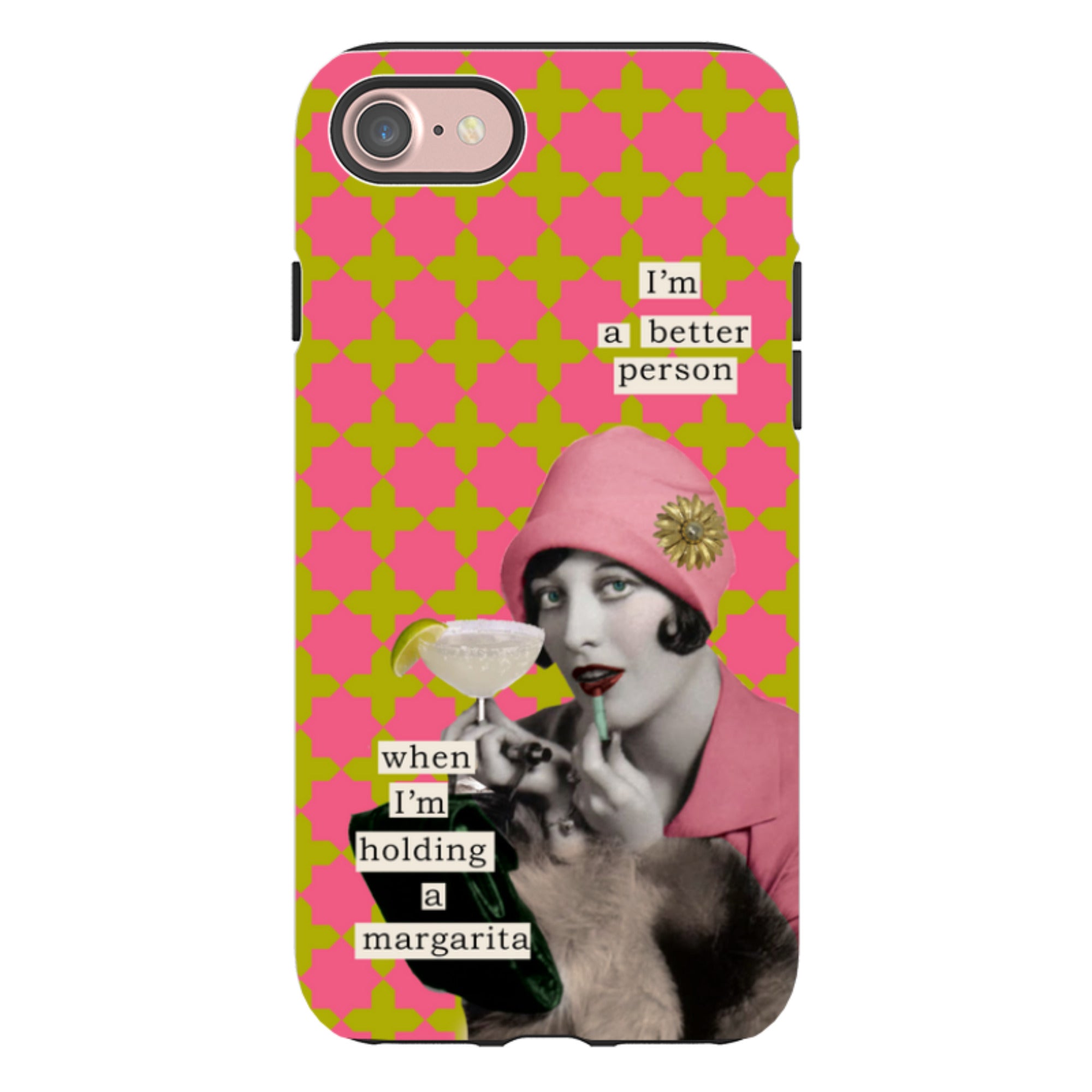 iPhone Tough Case - I'm A Better Person By Clare Jordan