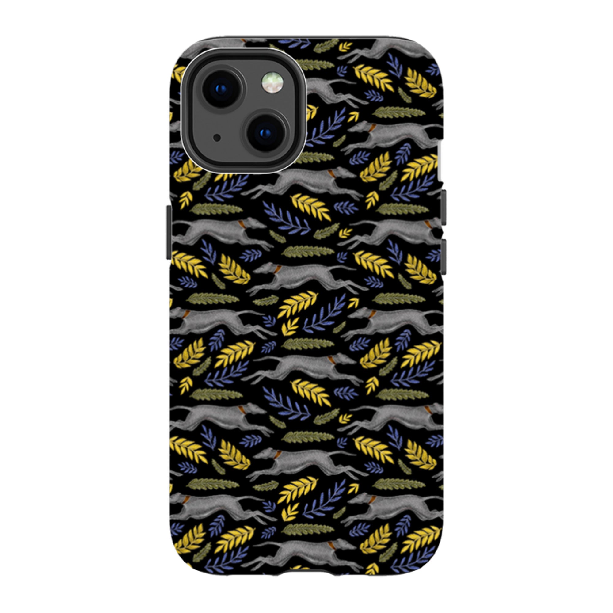 iPhone MagSafe Tough Case -  Greyhound Pattern By Catherine Rowe