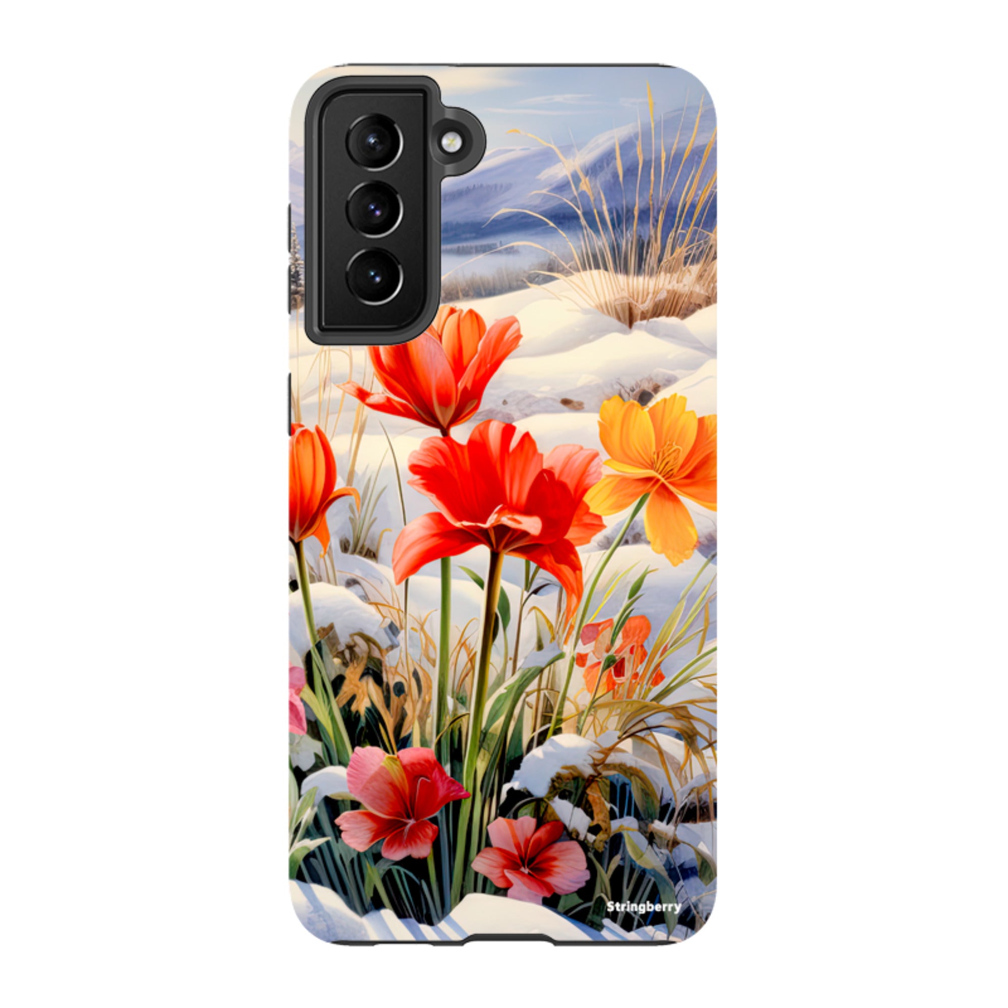 Samsung Tough Case - Winter Wild Flowers III
