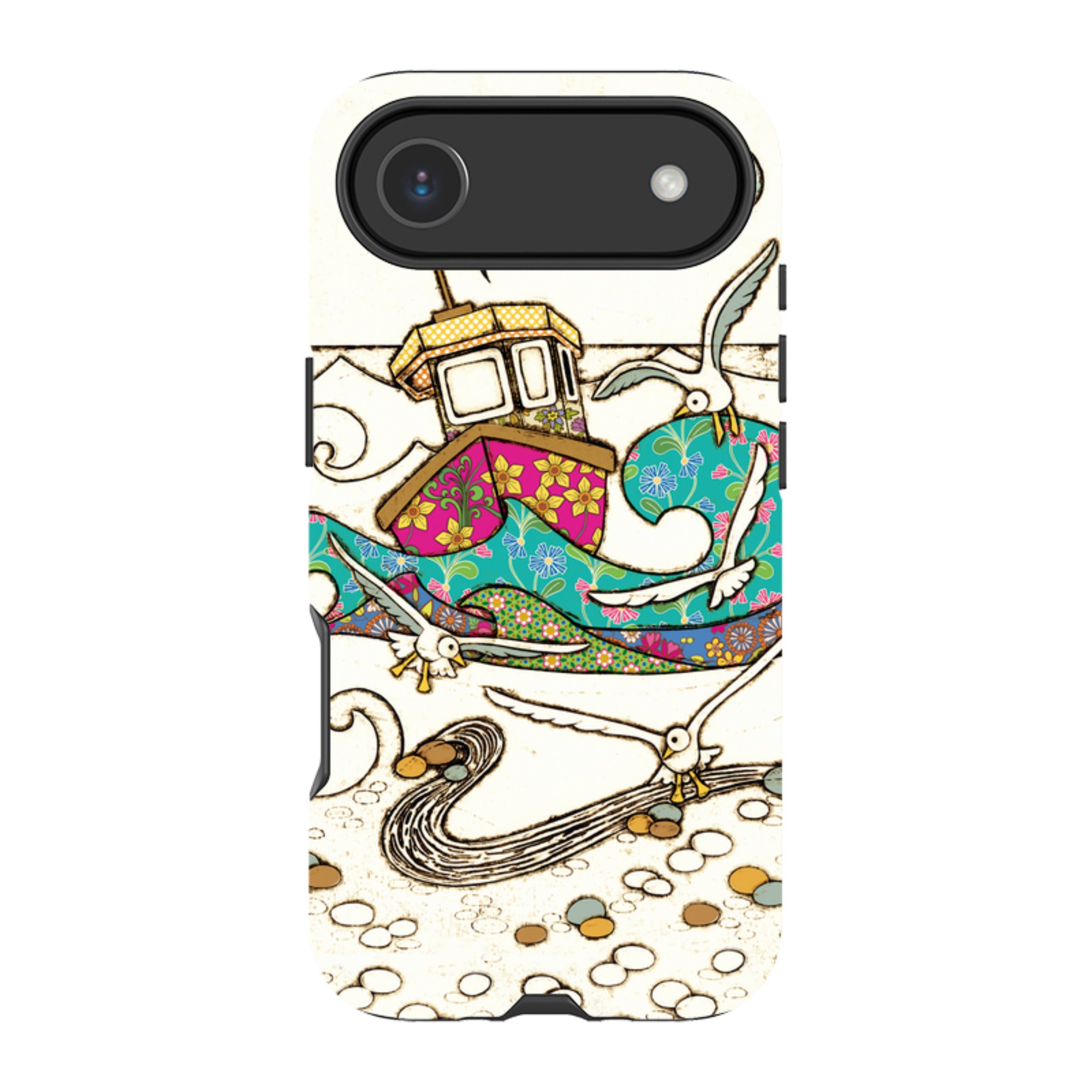 iPhone MagSafe Tough Case - Fishing Boat By Amelia Bowman
