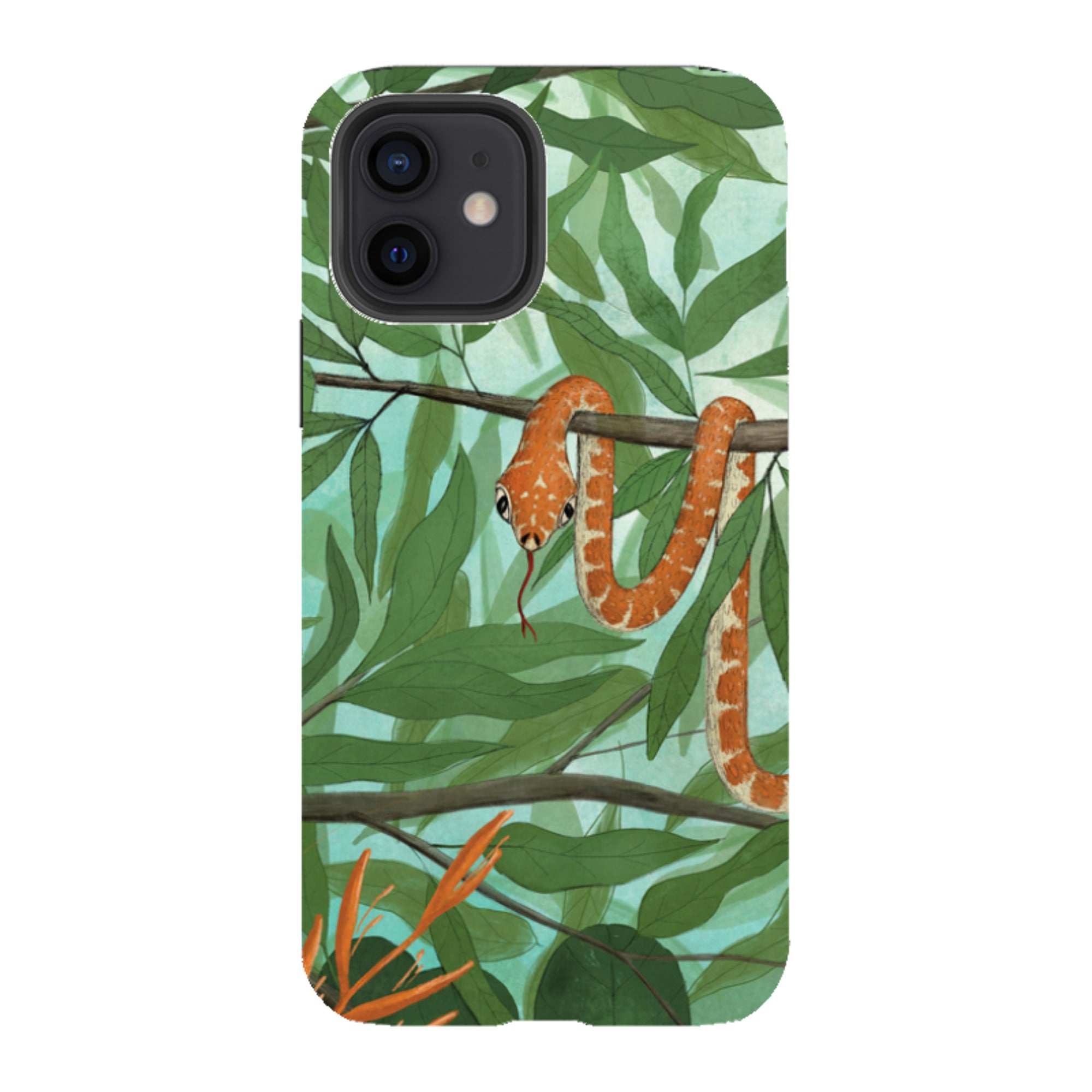 iPhone Tough Case - Snake By Maja Lindberg
