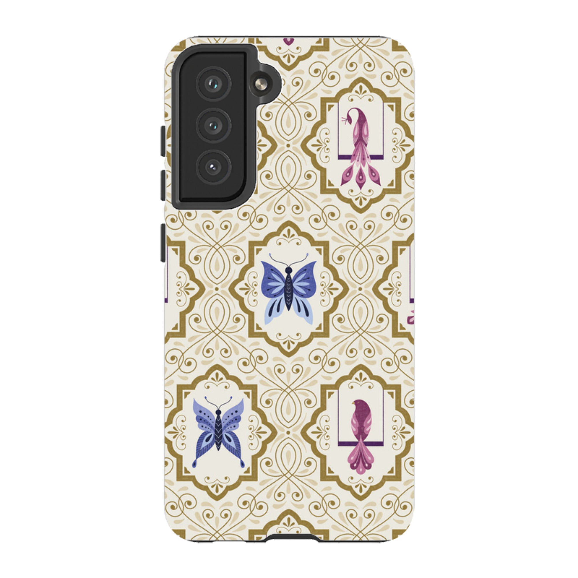 Samsung Tough Case - Wingframes Ivory By Jenny Zemanek