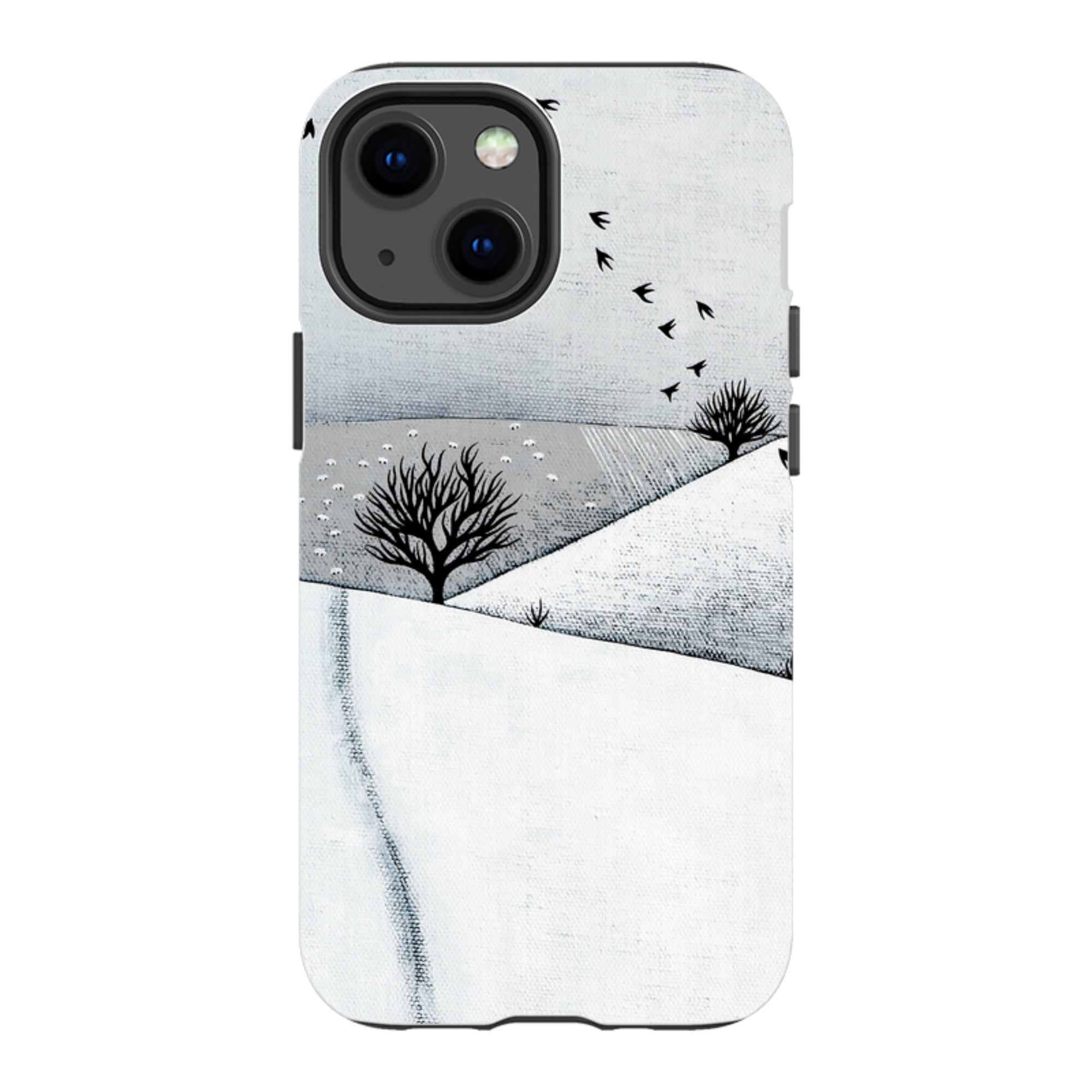 iPhone Tough Case - Snowy Landscape By Natasha Newton