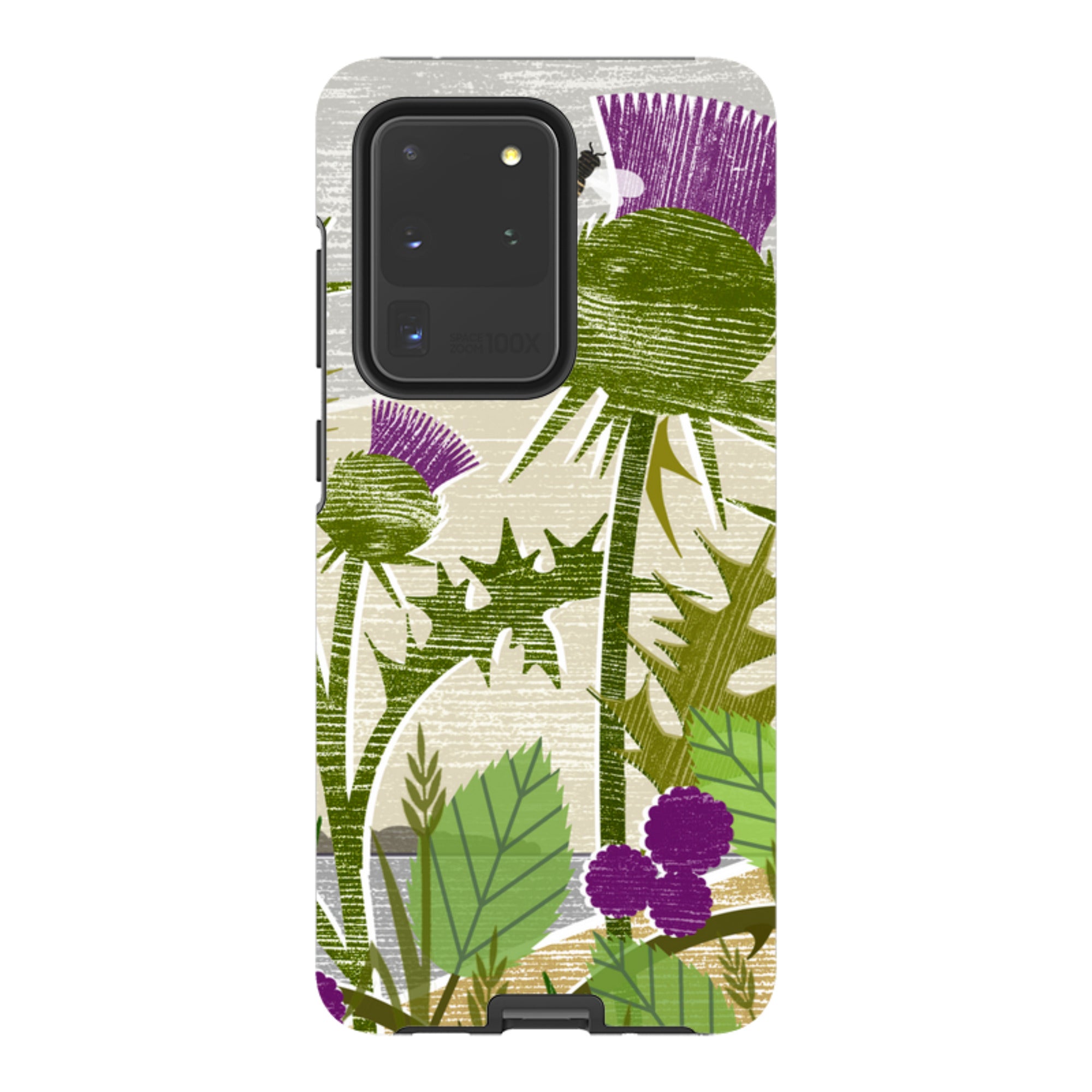 Samsung Tough Case - Purple Thistle By Liane Payne
