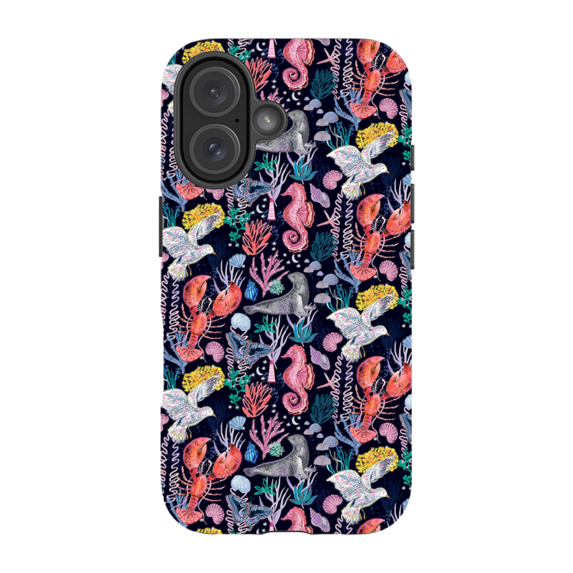 iPhone MagSafe Tough Case - Coastline Pattern A By Emma Frances Grant