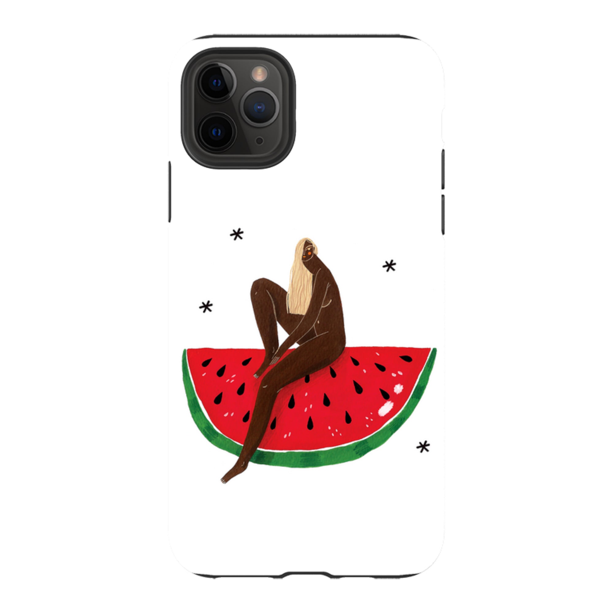 iPhone Tough Case - Watermelon Girl By Madalina Andronic