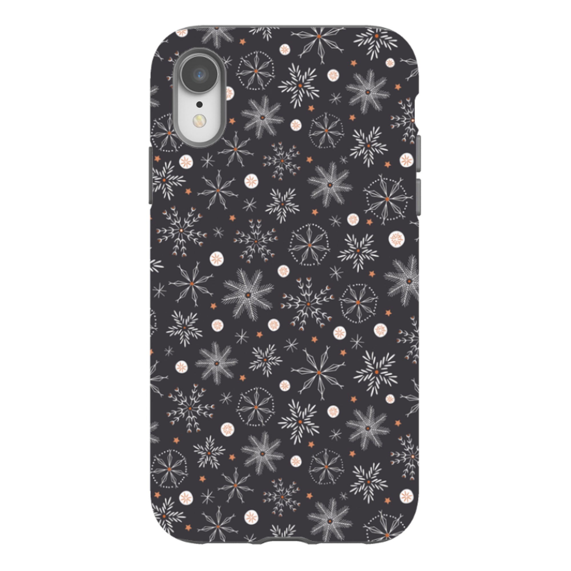 iPhone Tough Case - Christmas Snowflakes II By Ali Brookes
