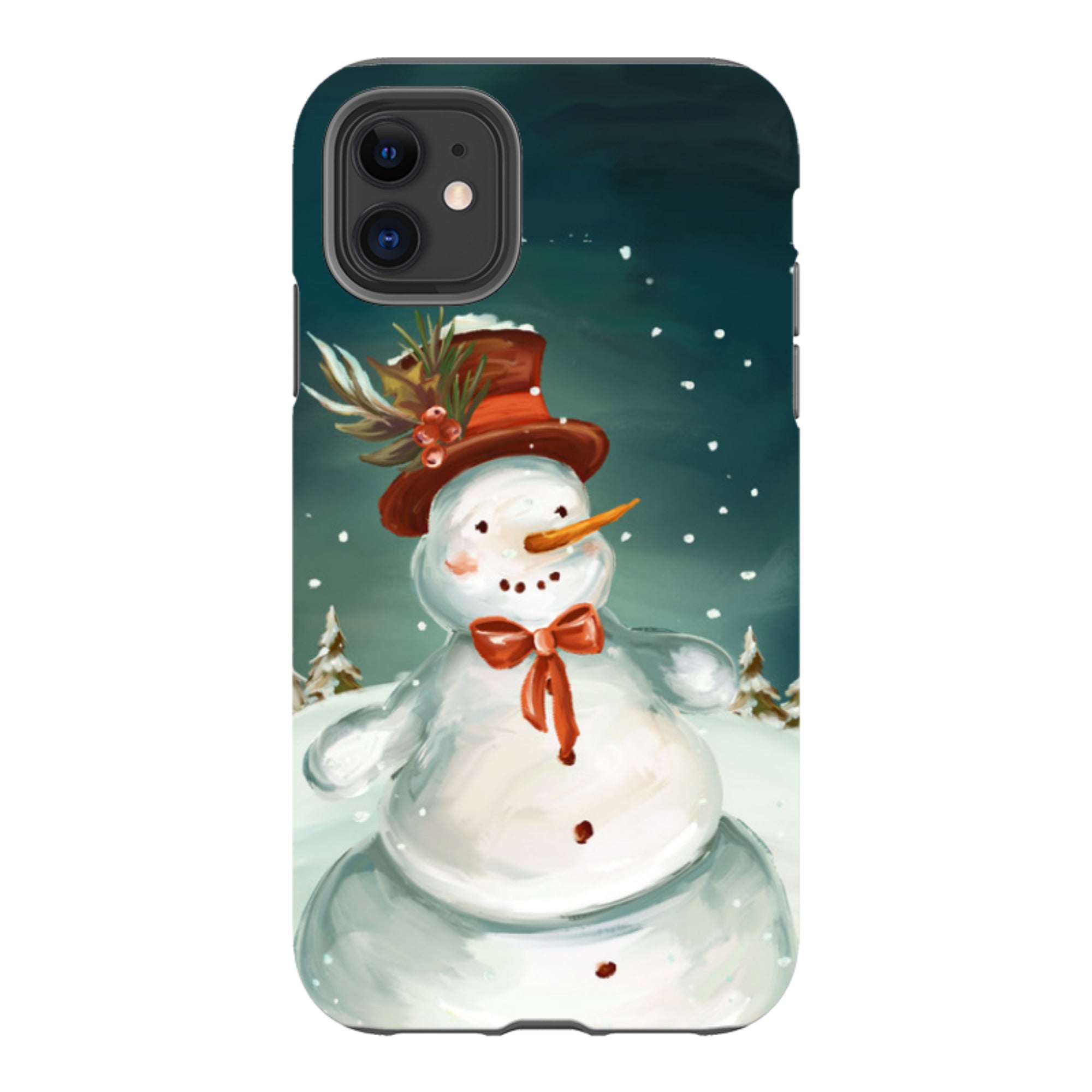 iPhone Tough Case - Snowman