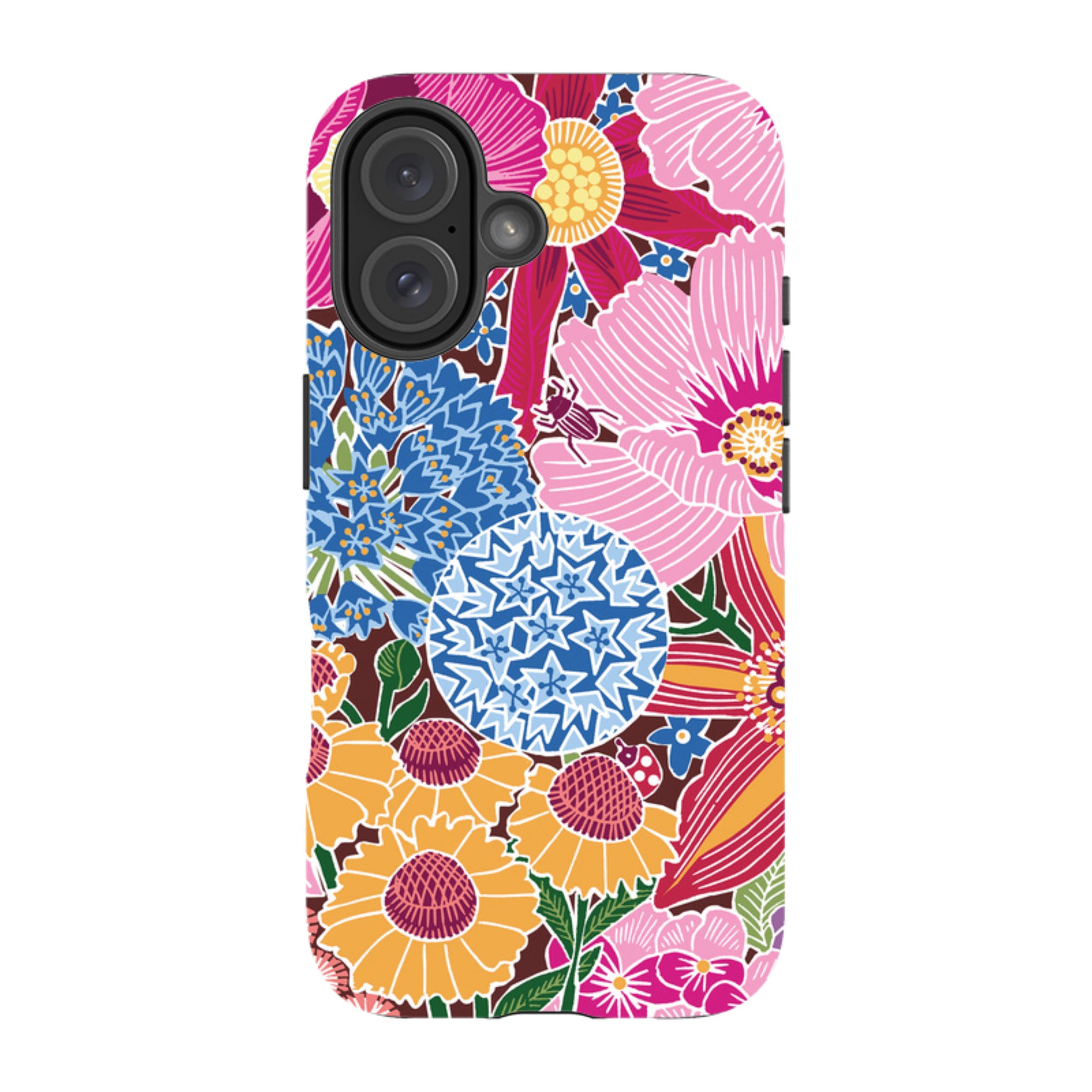 iPhone Tough Case - Jigsaw Floral 2 By Kate Heiss