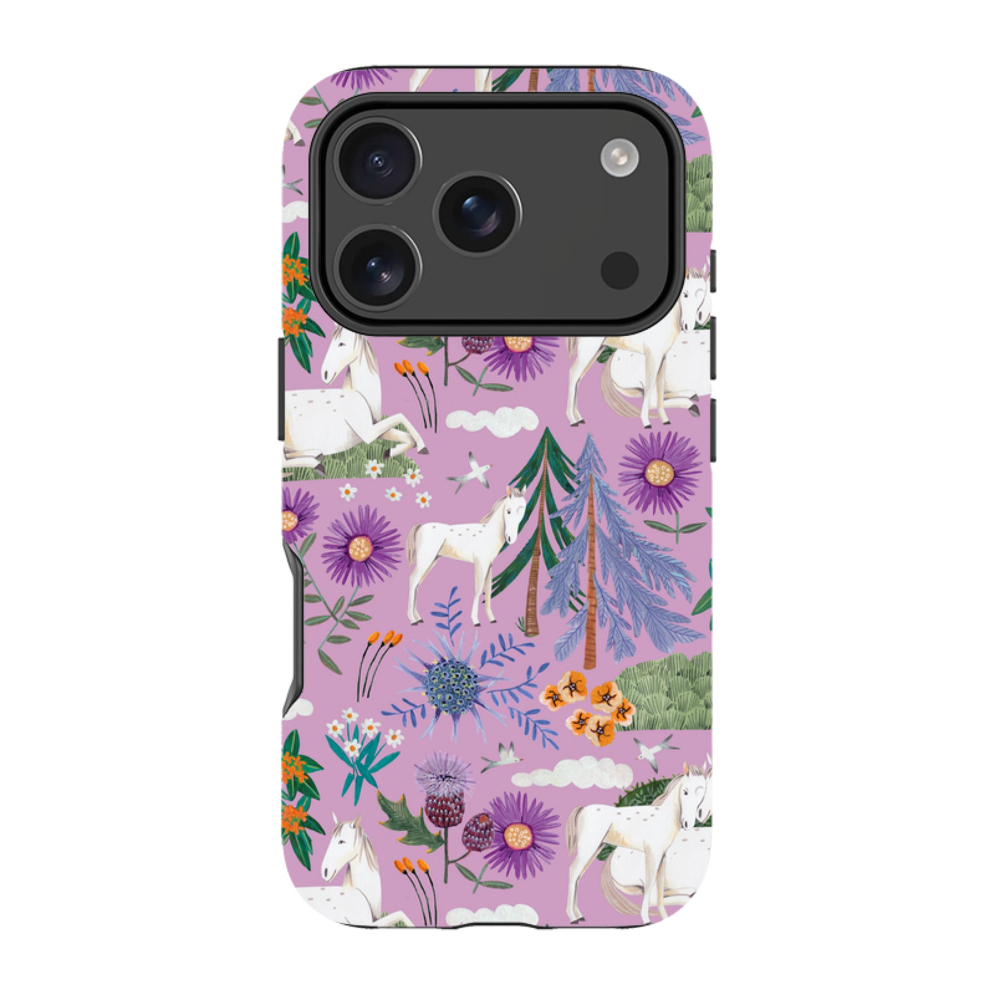 iPhone MagSafe Tough Case -  Horse Pattern II By Caroline Bonne Muller