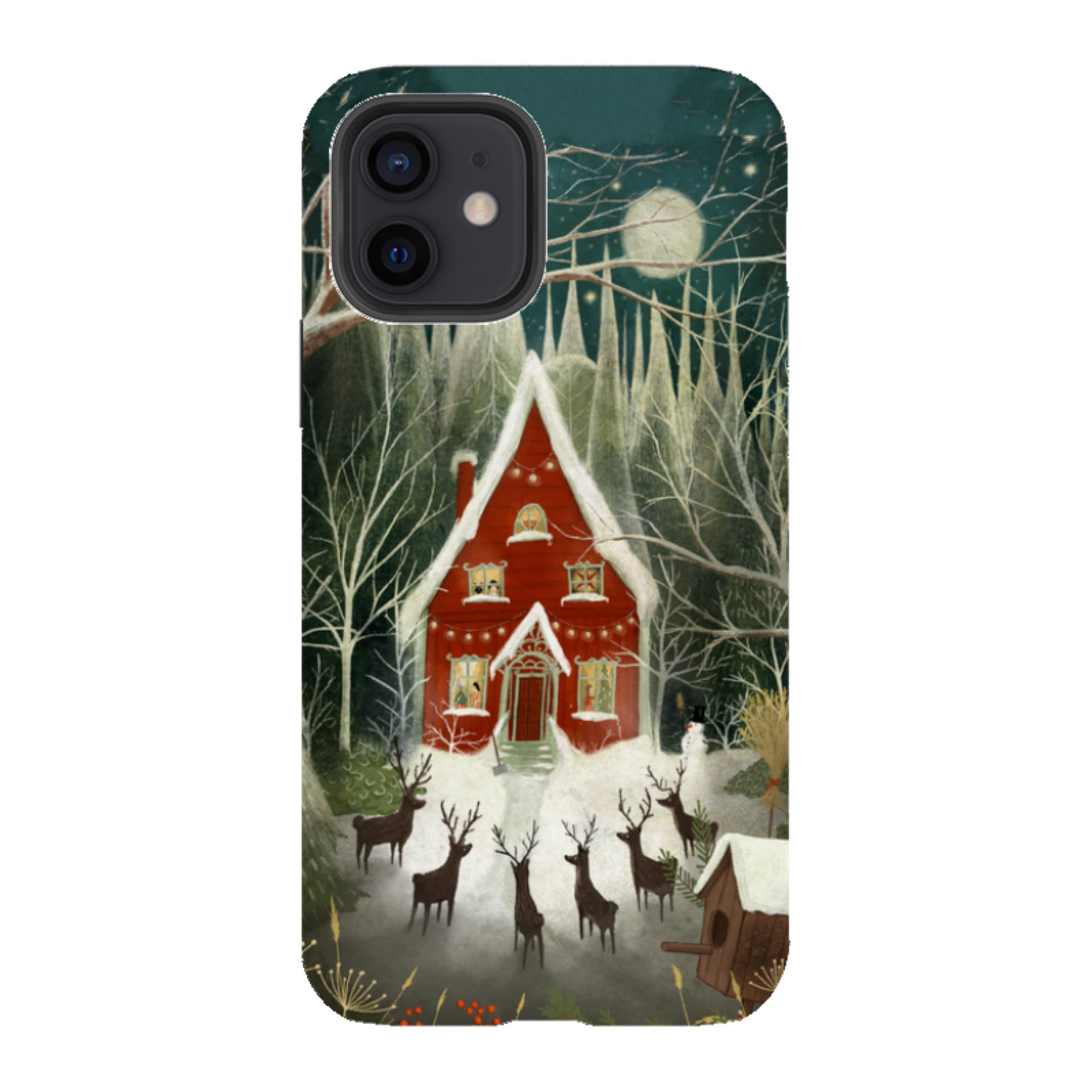 iPhone Tough Case -Christmas Garden Night By Maja Lindberg