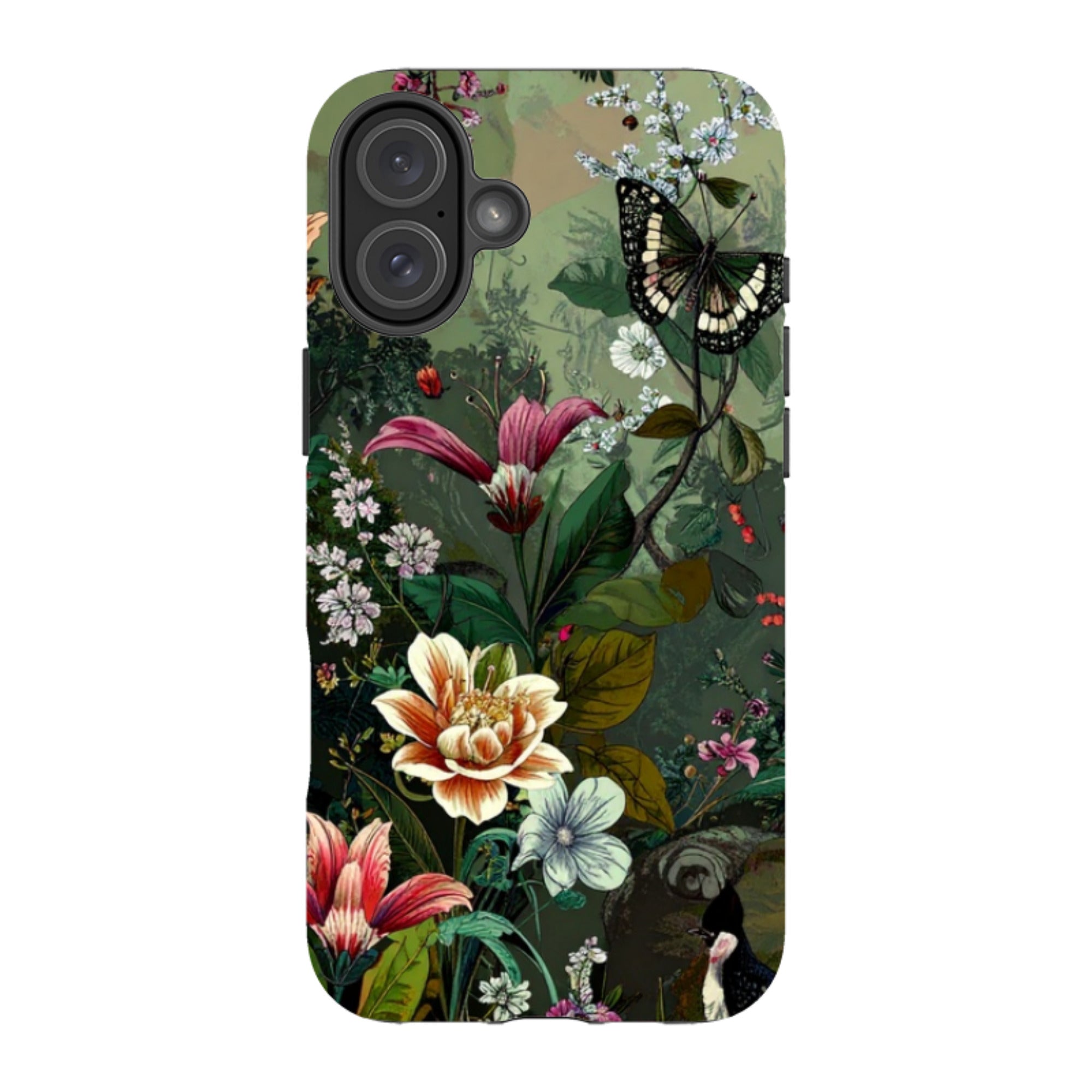 iPhone MagSafe Tough Case - Green Vyne Butterfly