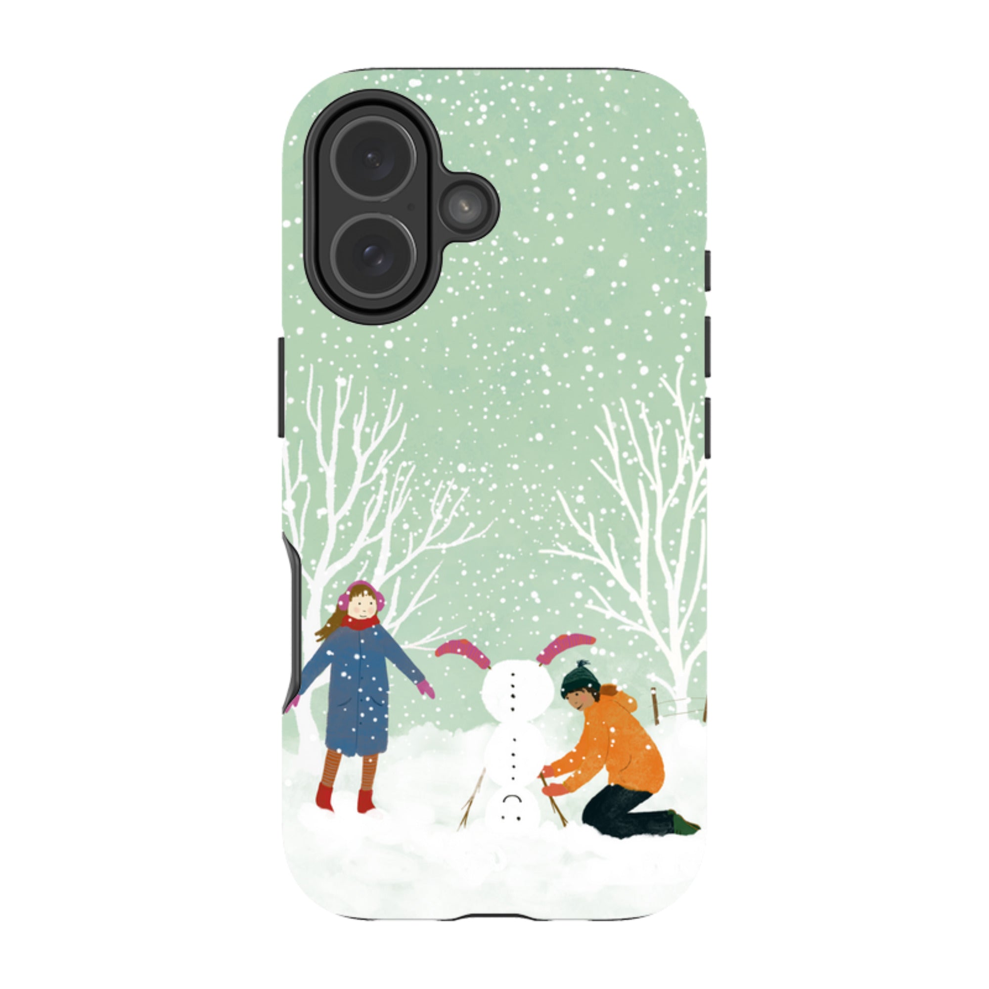 iPhone MagSafe Tough Case -  Snowball Building By Katherine Quinn