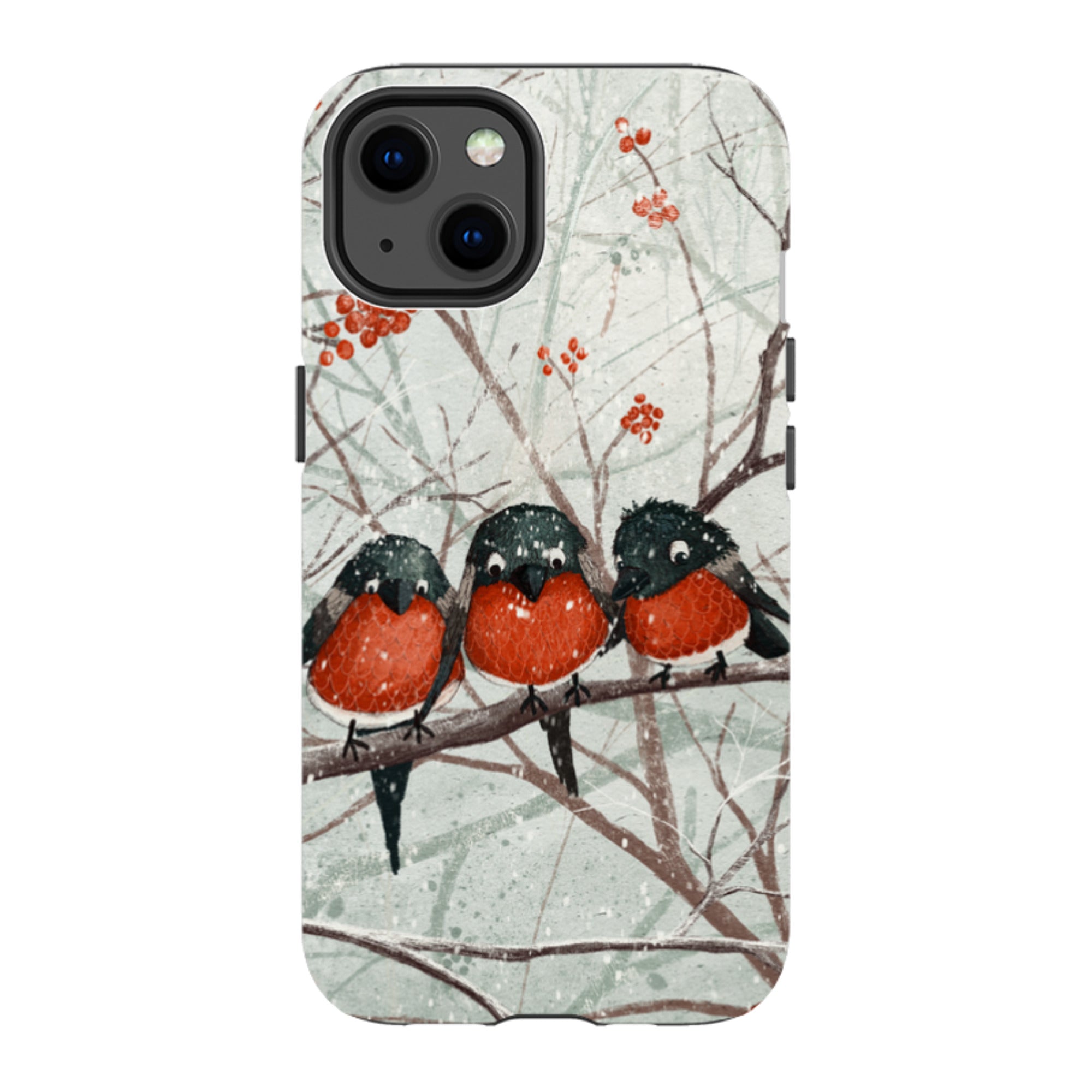 iPhone Tough Case - Frosted Branches By Maja Lindberg