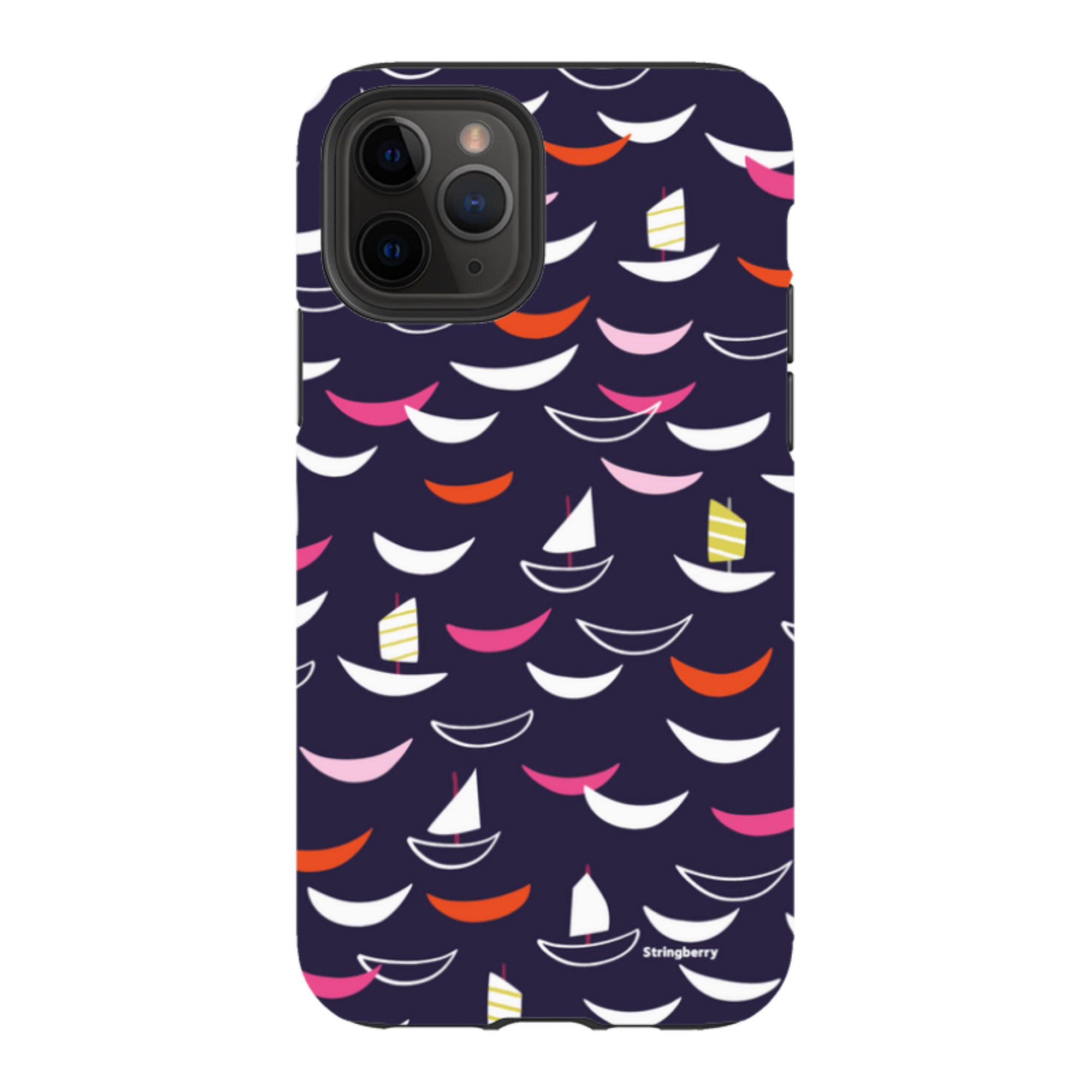 iPhone Tough Case - Little Boats By Ali Brookes