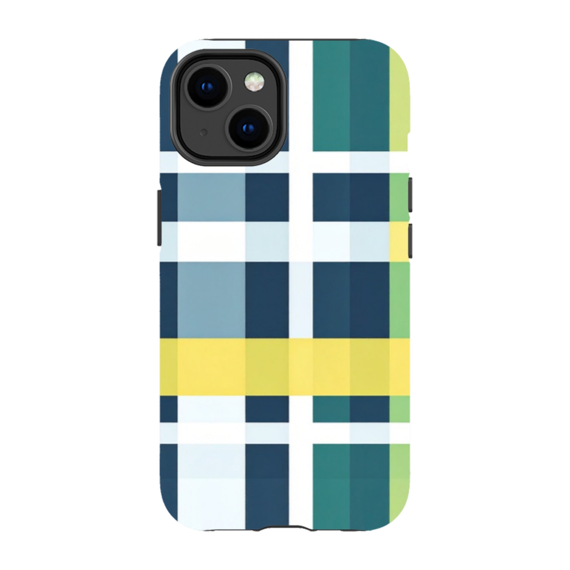 iPhone MagSafe Tough Case - Forest Gingham