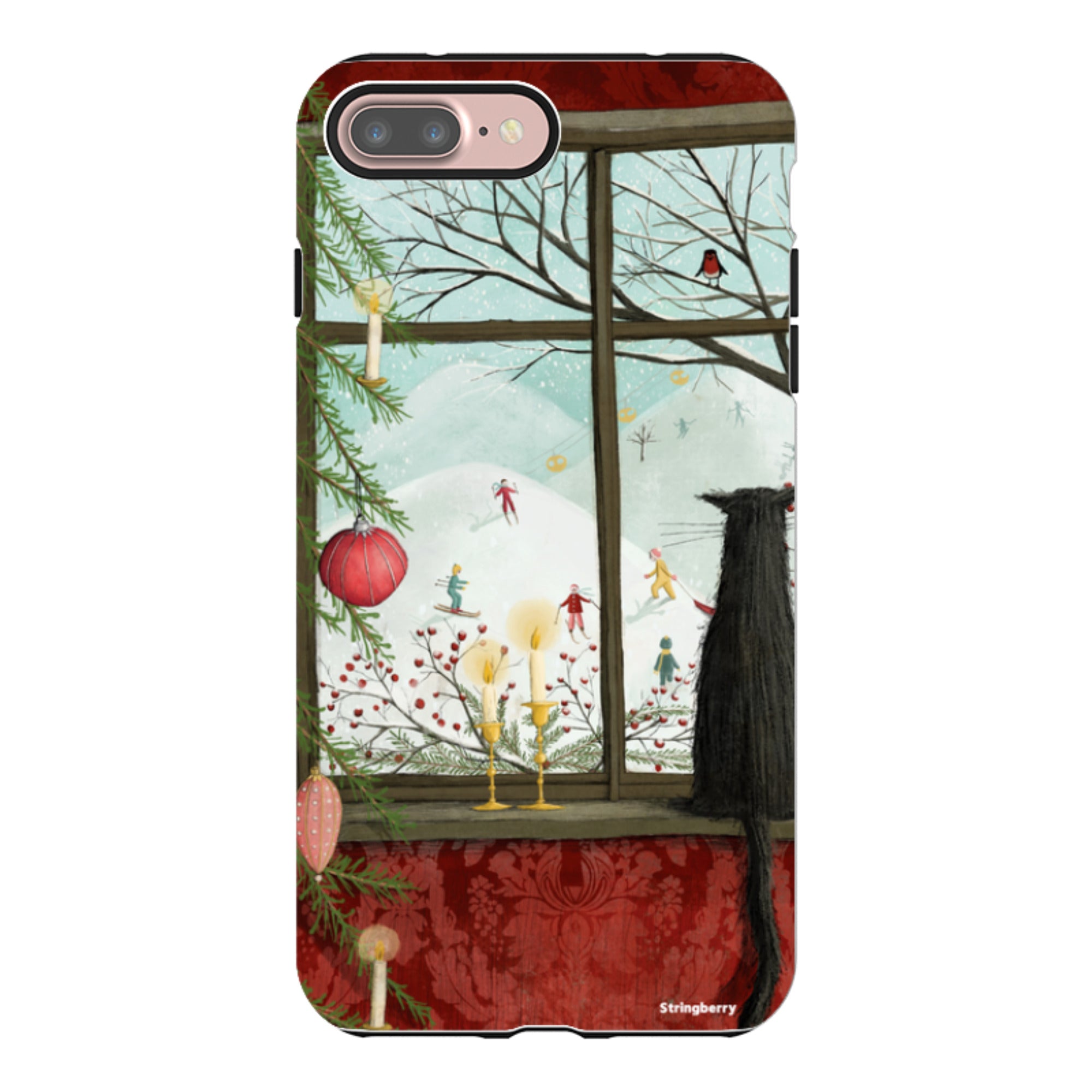 iPhone Tough Case - Christmas Window By Maja Lindberg