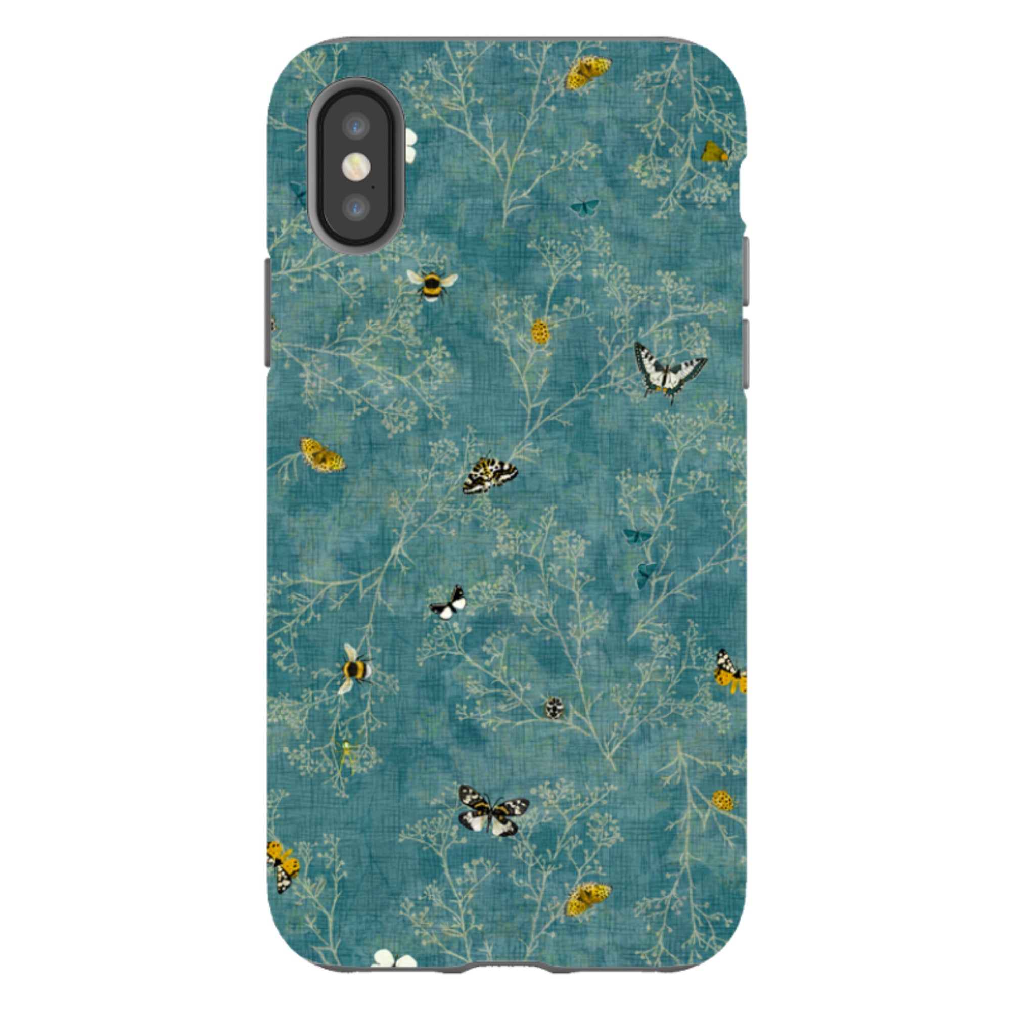 iPhone Tough Case - Chinoiserie Garden Soft Sage By Katherine Quinn